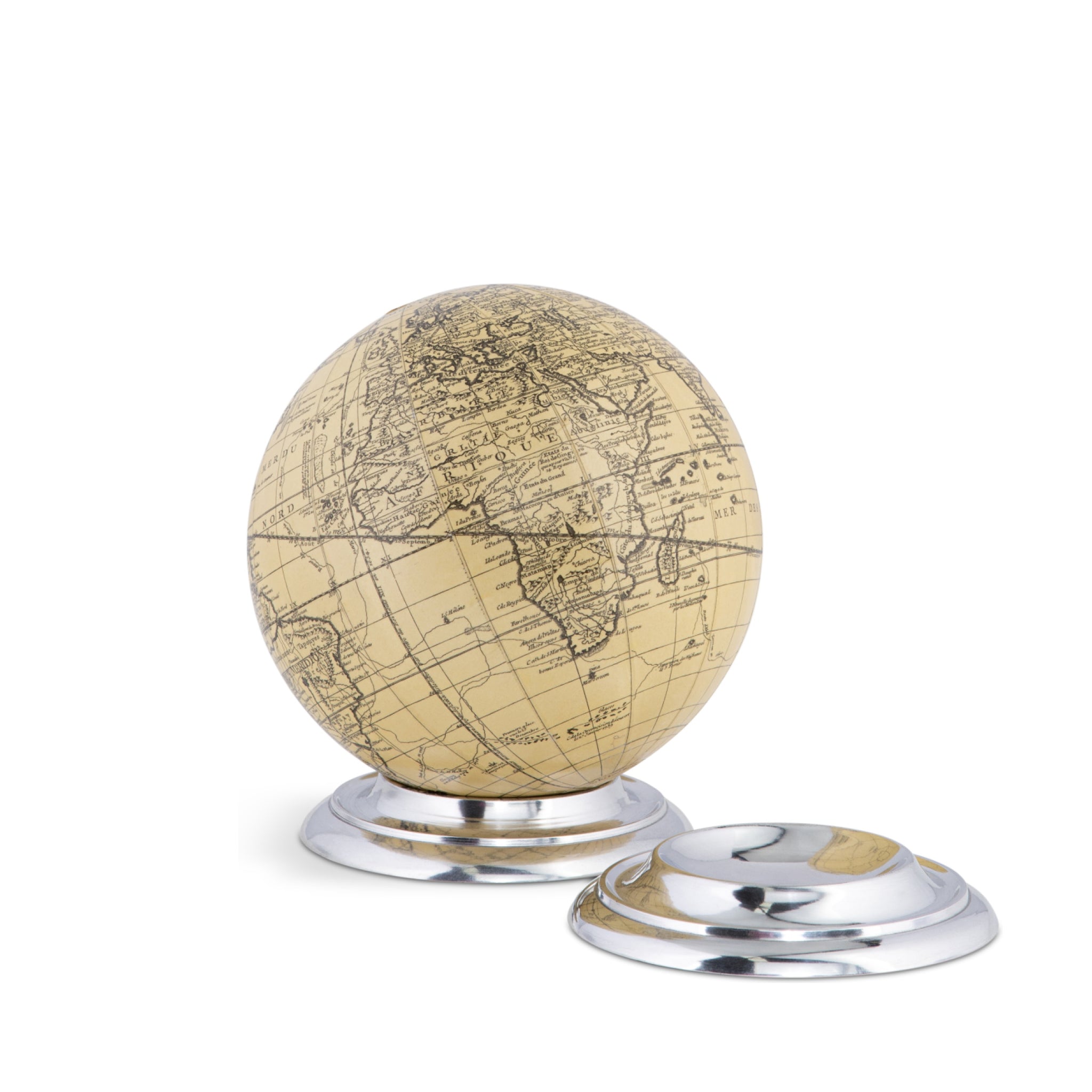 Authentic Models Coaster For Globes, Aluminum