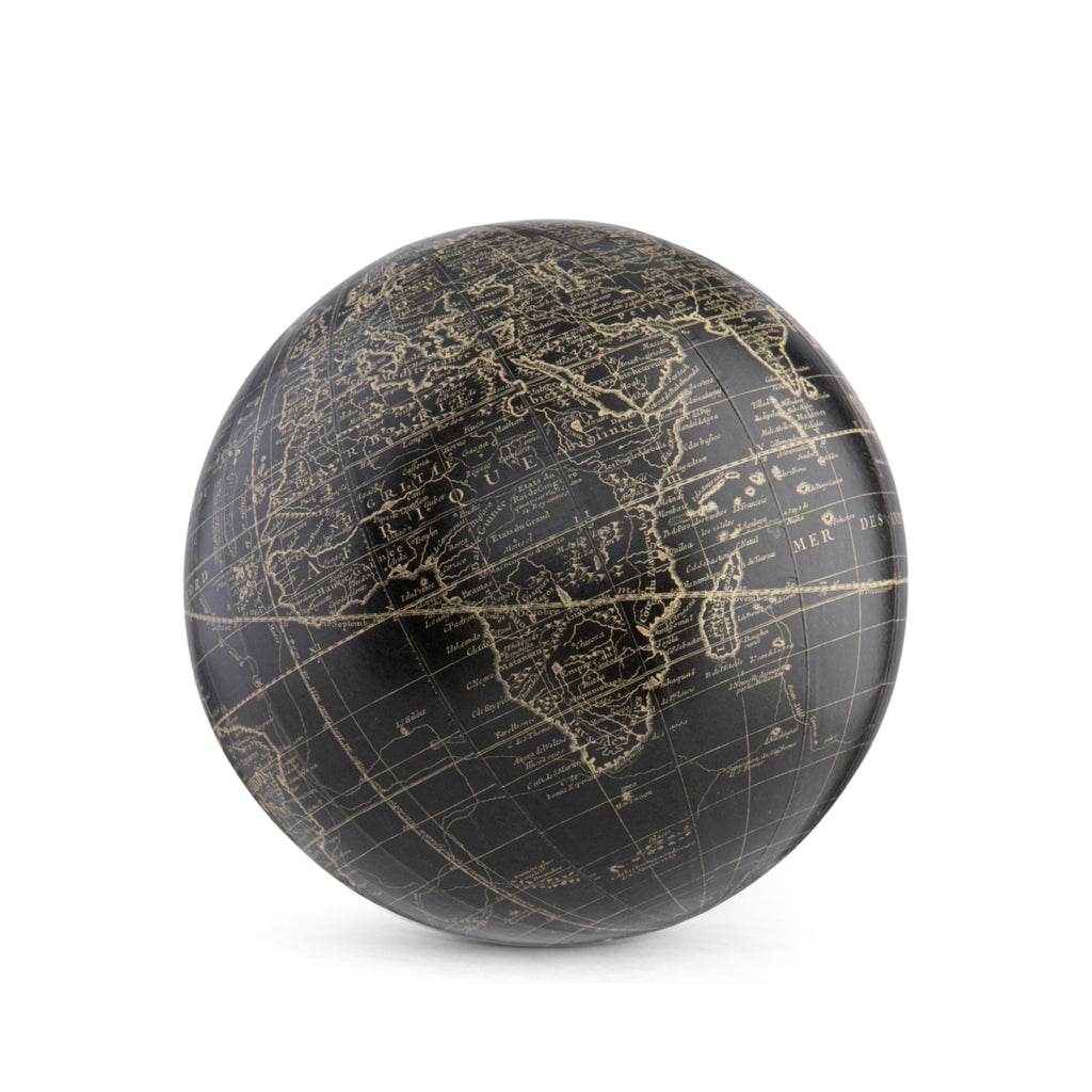 Authentic Models Vaugondy Earth Globe 18 Cm, Black