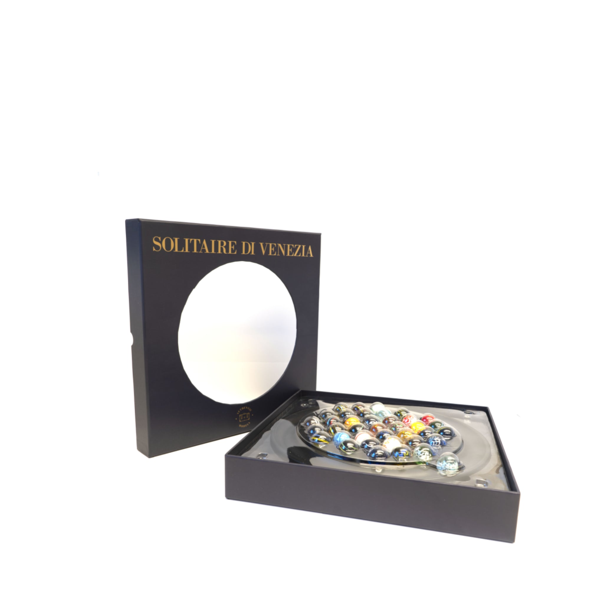 Authentic Models Solitaire Di Venezia Game 25 Mm Glass Balls