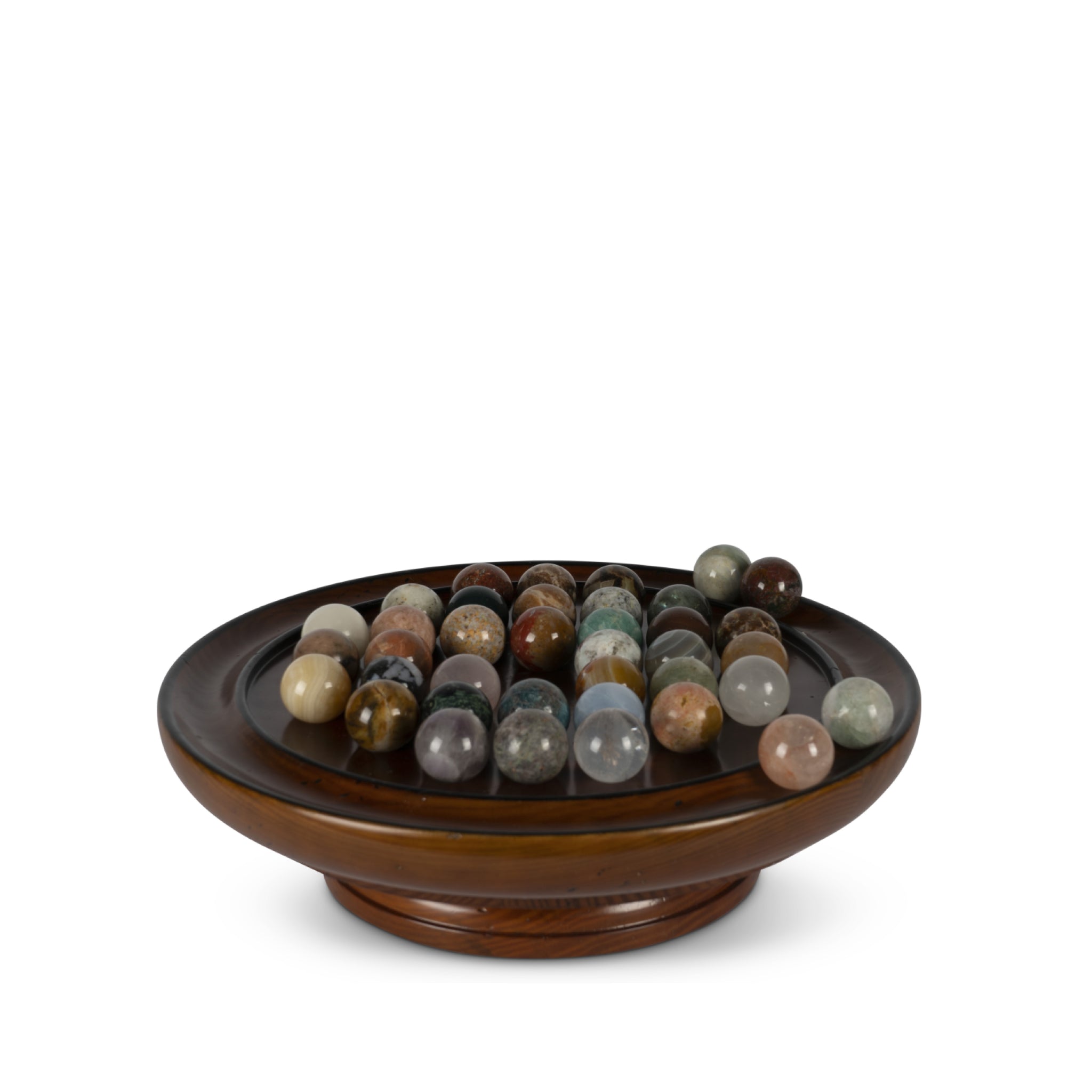 Authentic Models Semi-precious Solitaire Game 30 Mm