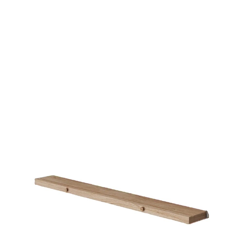 Moebe Gallery Shelf 70 cm Oak - Stylish Solid Wood Wall Decor Solution