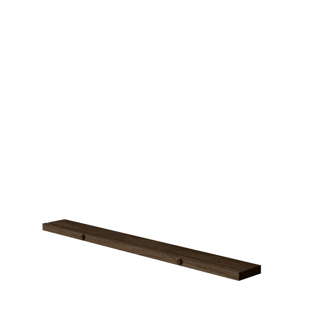 Moebe Gallery Shelf 70 cm in Smoked Oak - Minimalist Home Decor