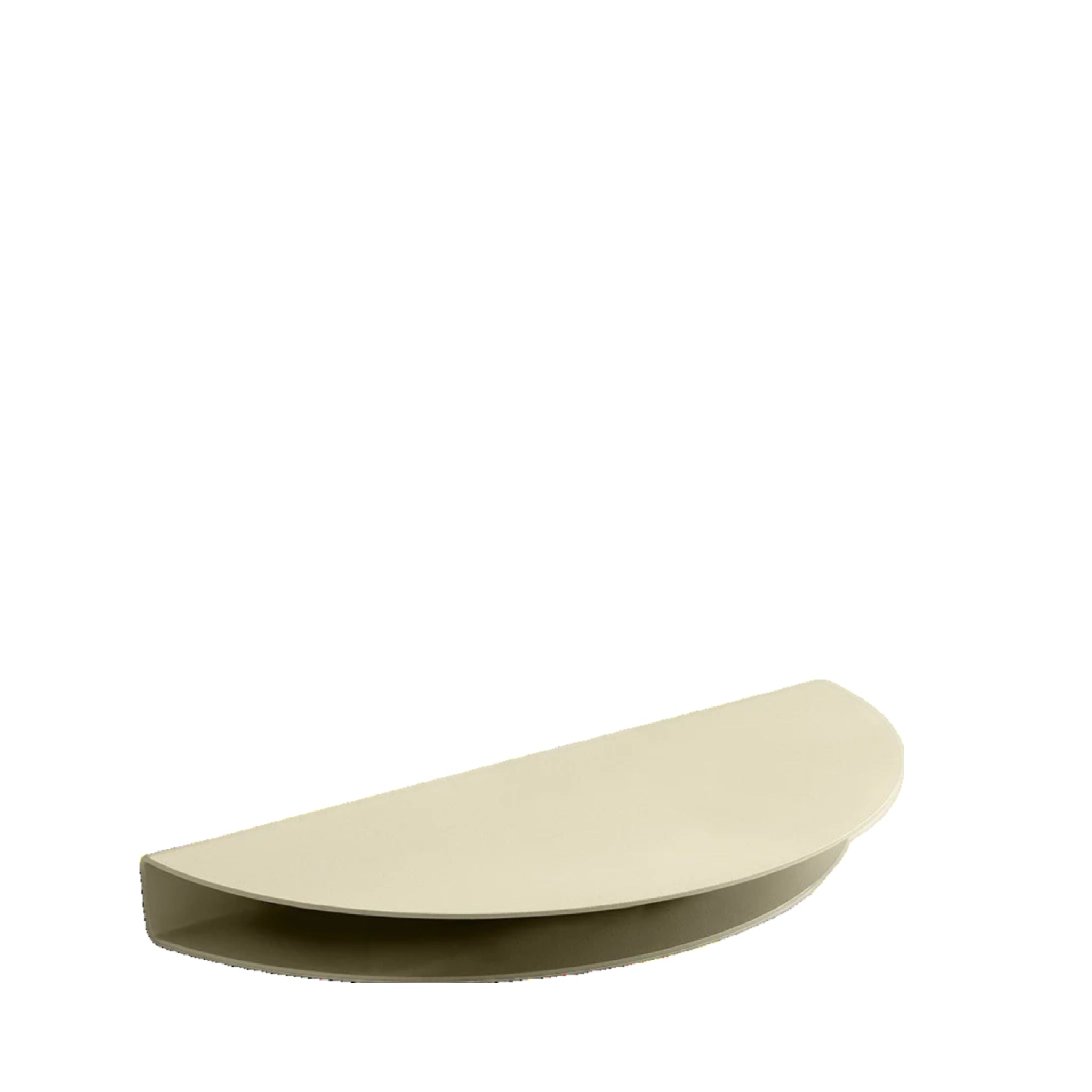 Moebe Half Moon Shelf Sand - Stylish Steel Storage for Home Decor