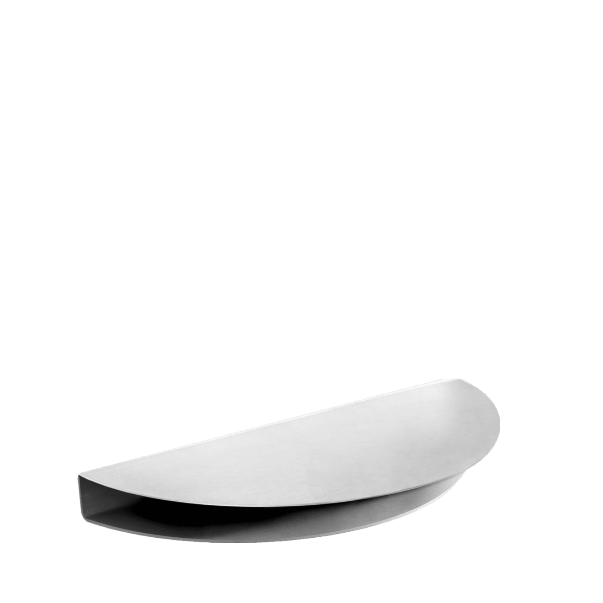 Stylish Moebe Half Moon Shelf 20x40 cm in Stainless Steel Finish