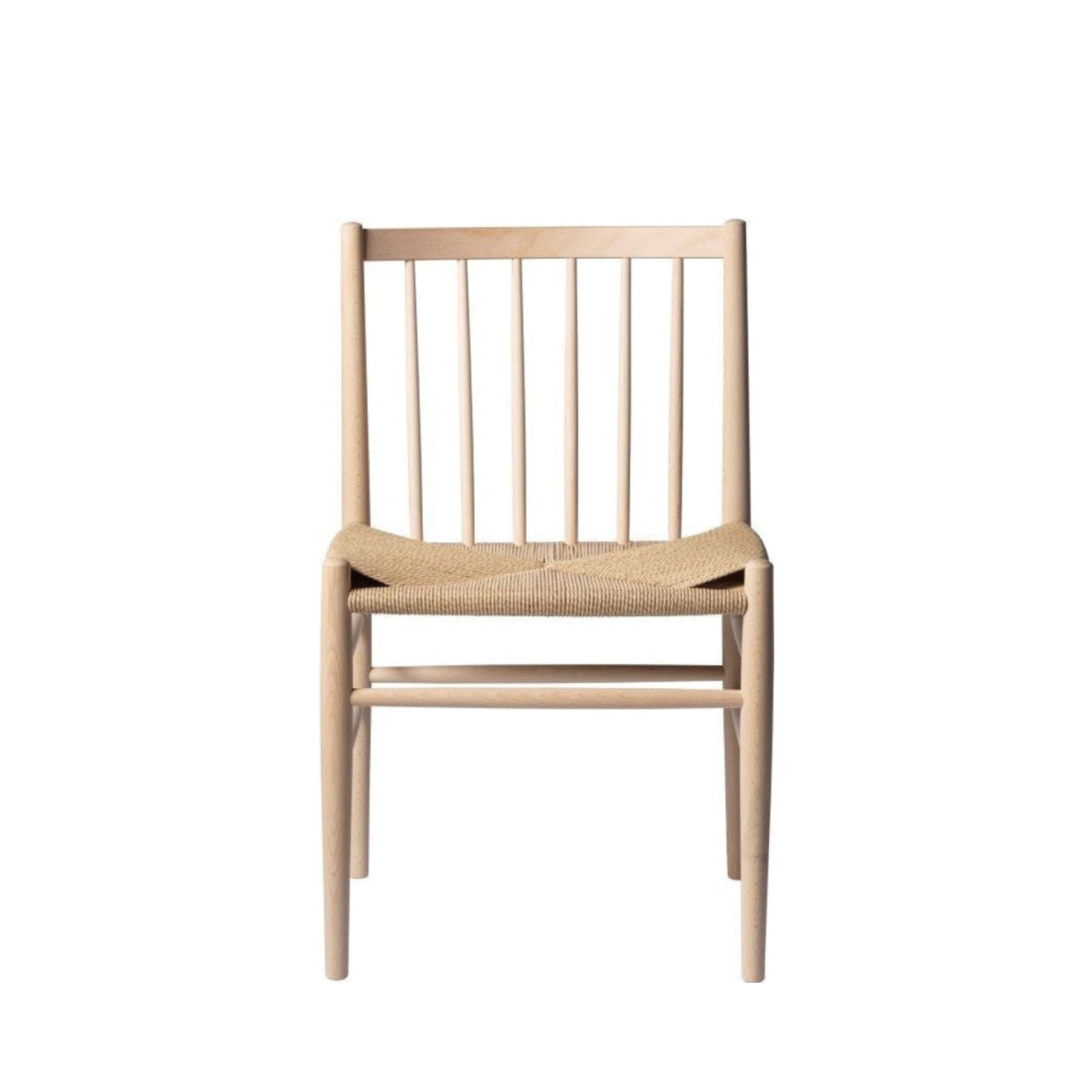 FDB Møbler J80 Chair by Jørgen Bækmark – Beech Soap Finish, Eco-Friendly Design