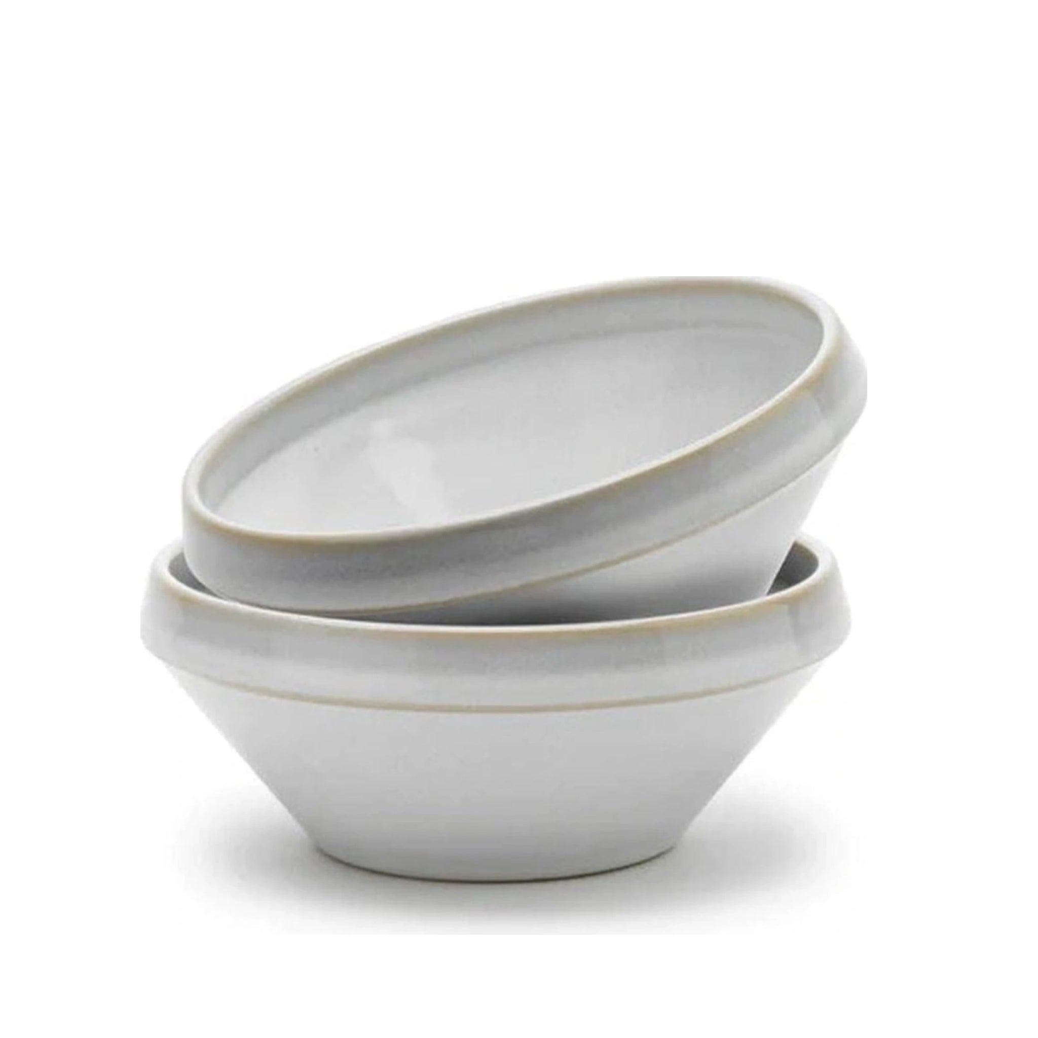 Knabstrup Keramik Tavola dough bowl 2 pieces 0,5 l, white