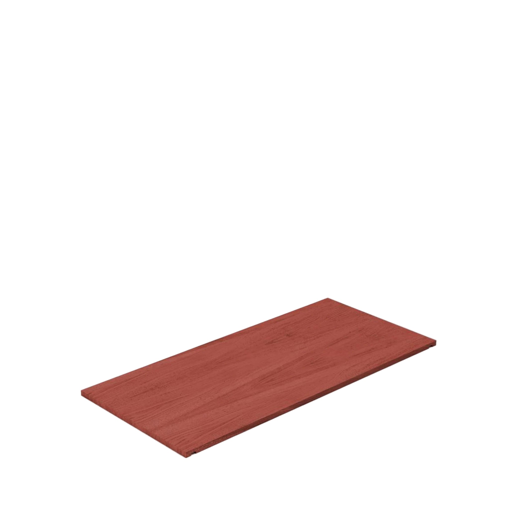 Moebe Earthy Red Storage Box Lid - Minimalist Oak Design, 60x33x31 cm