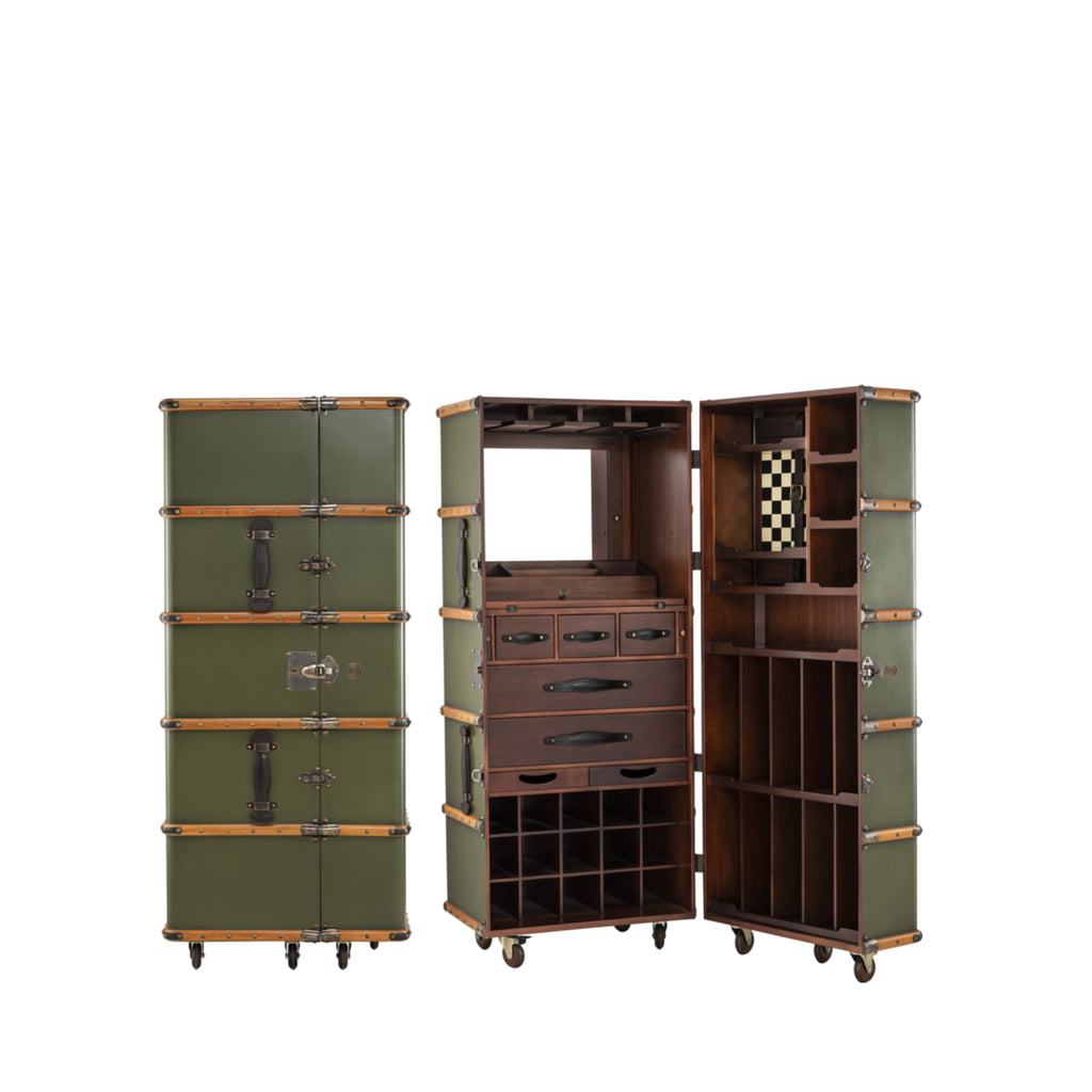 Authentic Models Stateroom Cabinet Case, Field Green