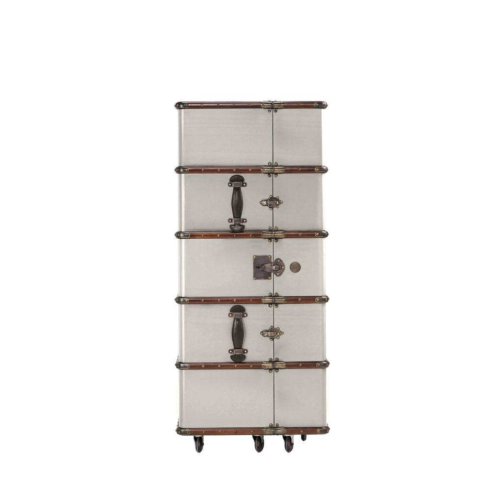 Authentic Models Stateroom Cabinet Case, Off White