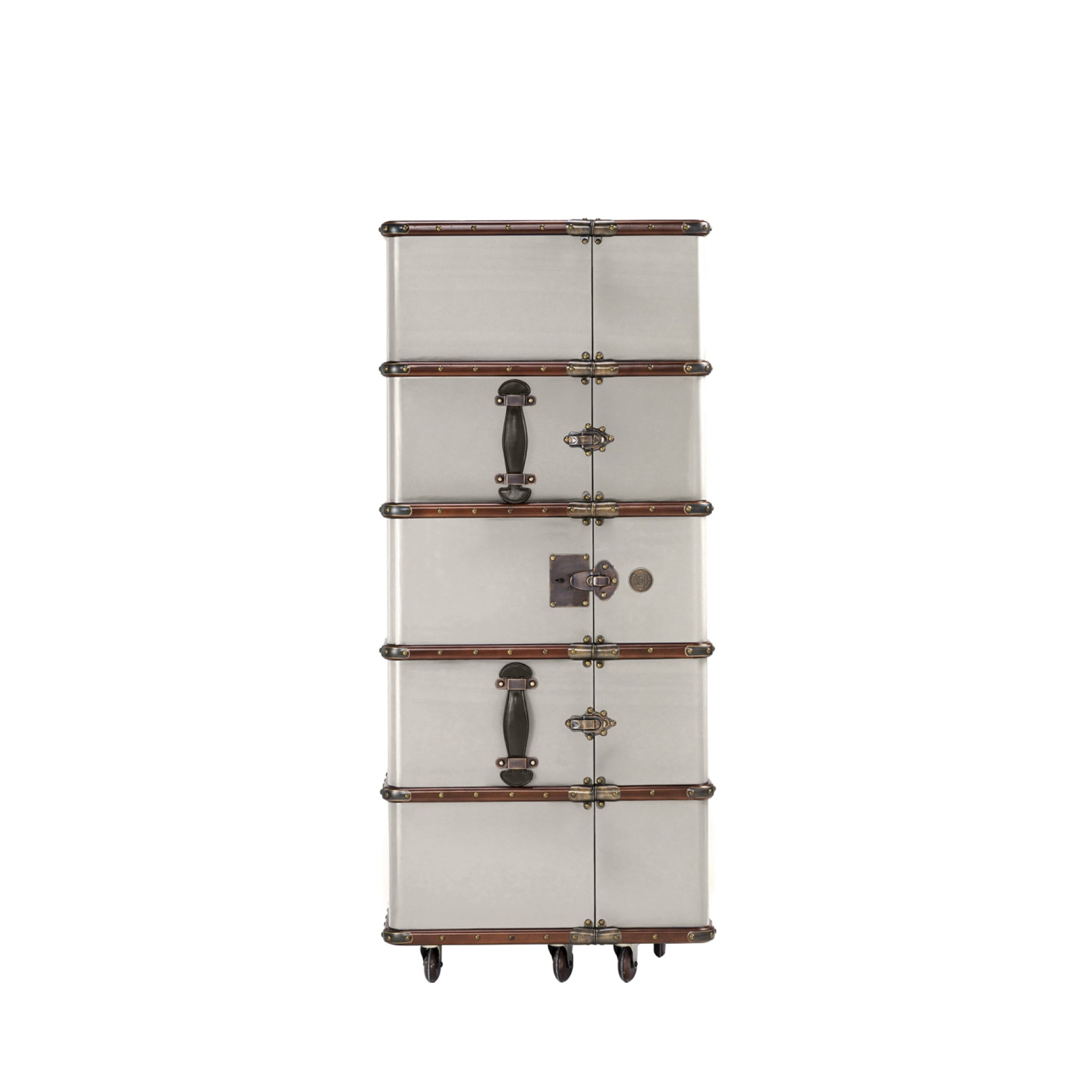 Authentic Models Stateroom Cabinet Case, Off White