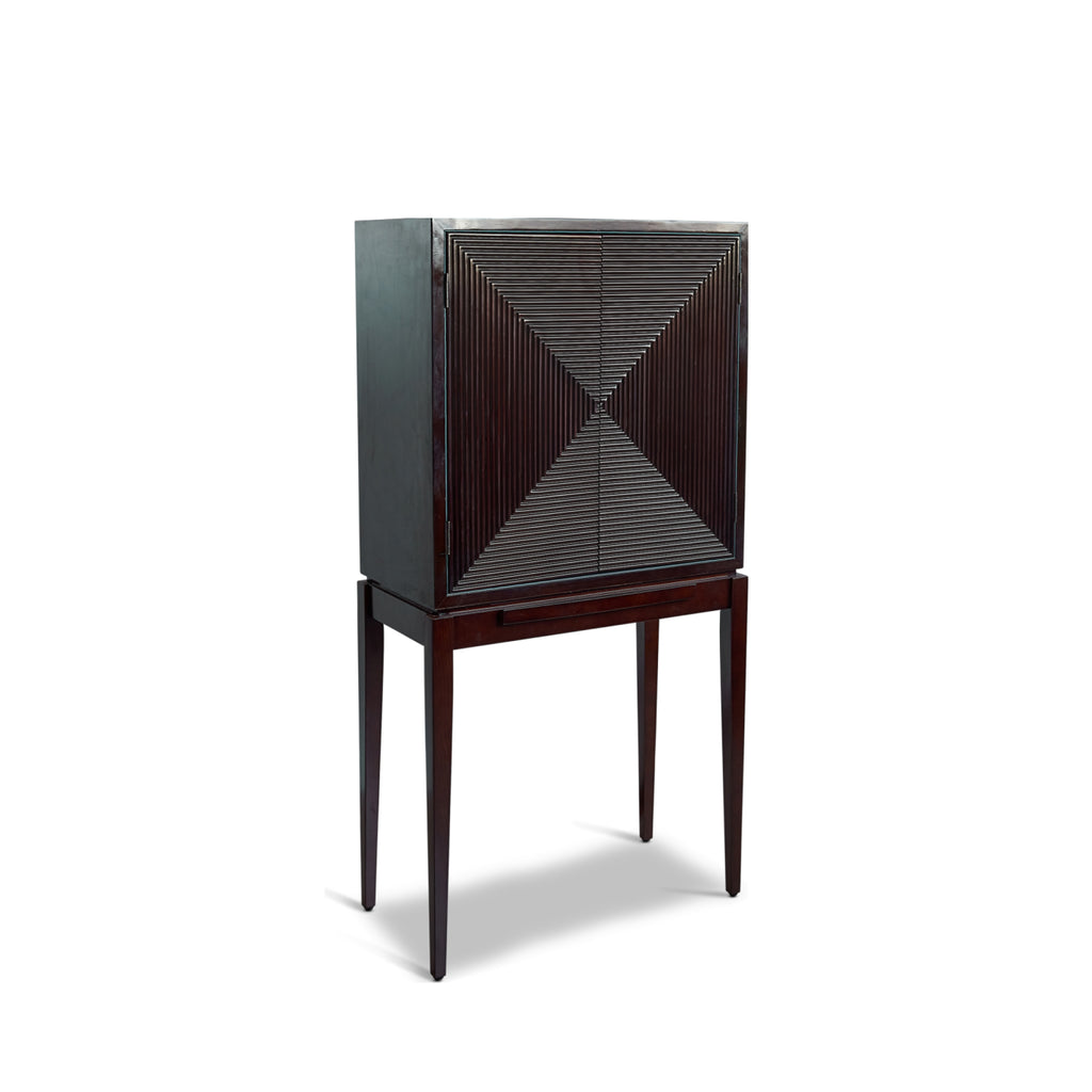 Authentic Models Art Deco Spirits Cabinet Lxh 75x150 Cm, Brown