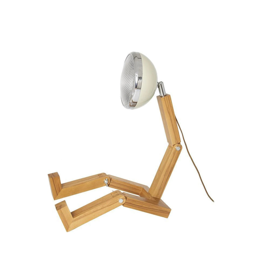 Mr. Wattson Mega Floor Lamp, Vintage White