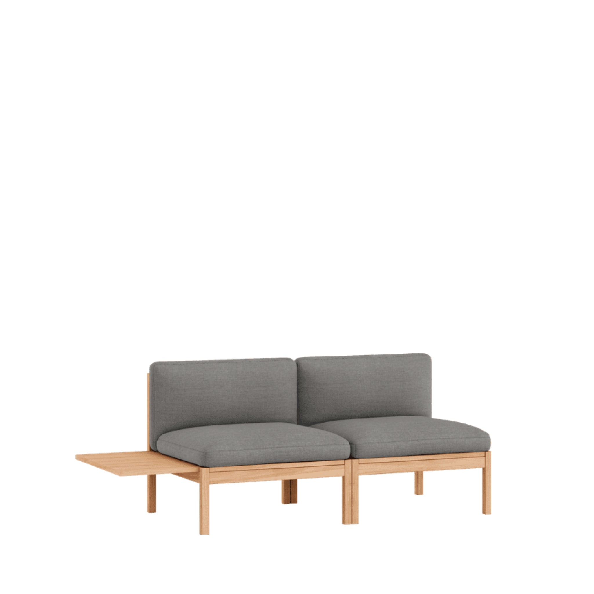 Moebe Modular Sofa Set, 2 Seater Sofa With 1 Side Table, Autumn 131 (fsc Mix Credit)