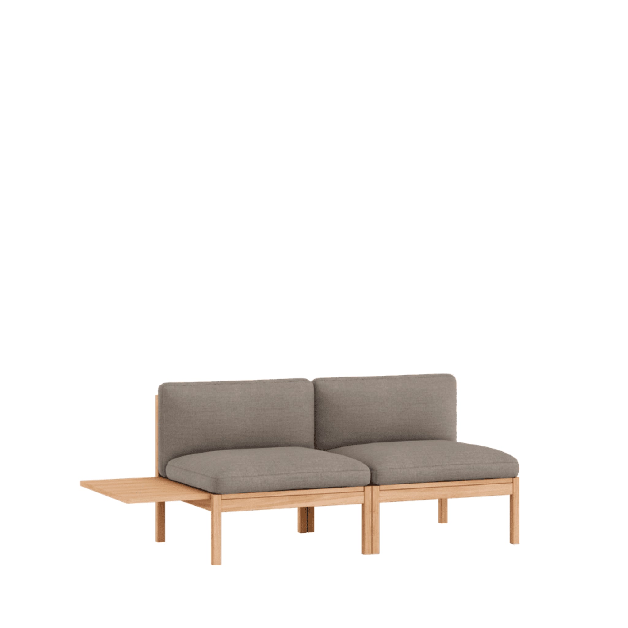Moebe Modular Sofa Set, 2 Seater Sofa With 1 Side Table, Autumn 331 (fsc Mix Credit)