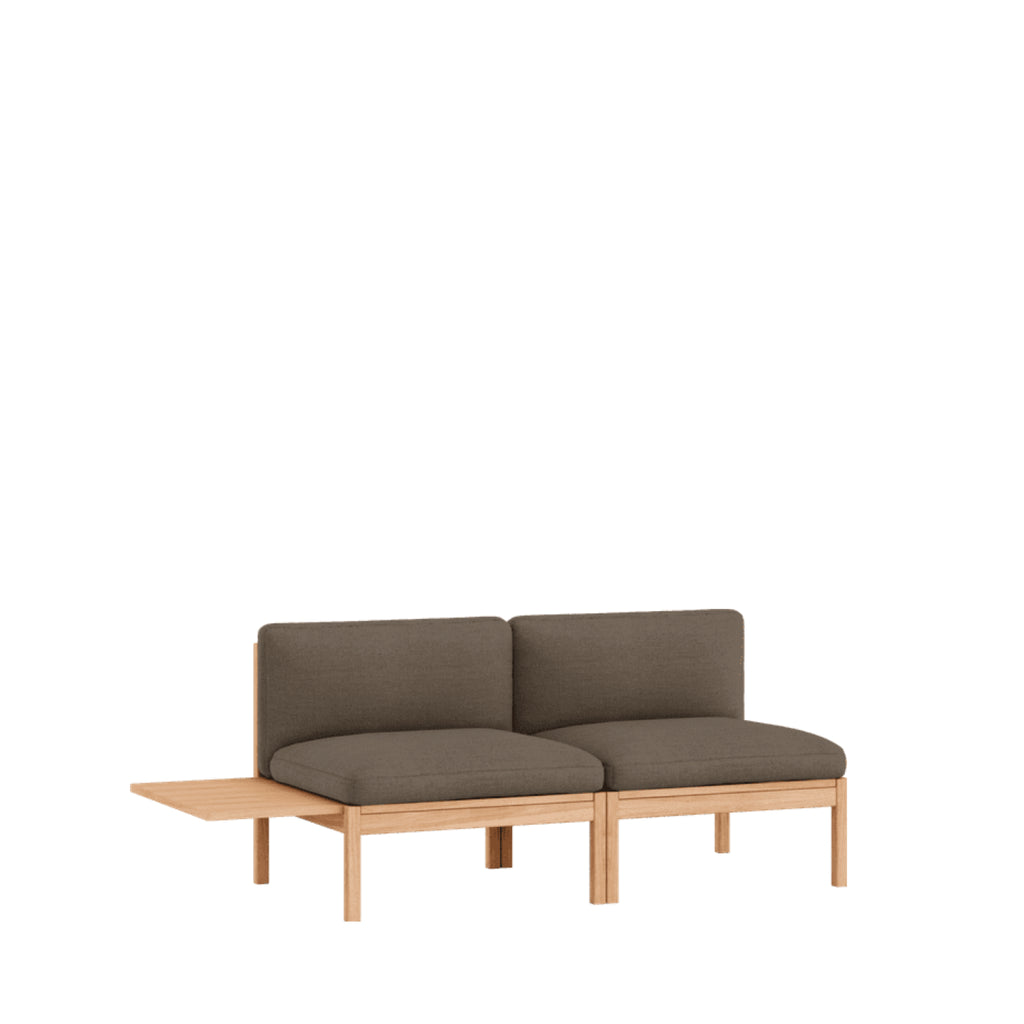 Moebe Modular Sofa Set, 2 Seater Sofa With 1 Side Table, Autumn 361 (fsc Mix Credit)