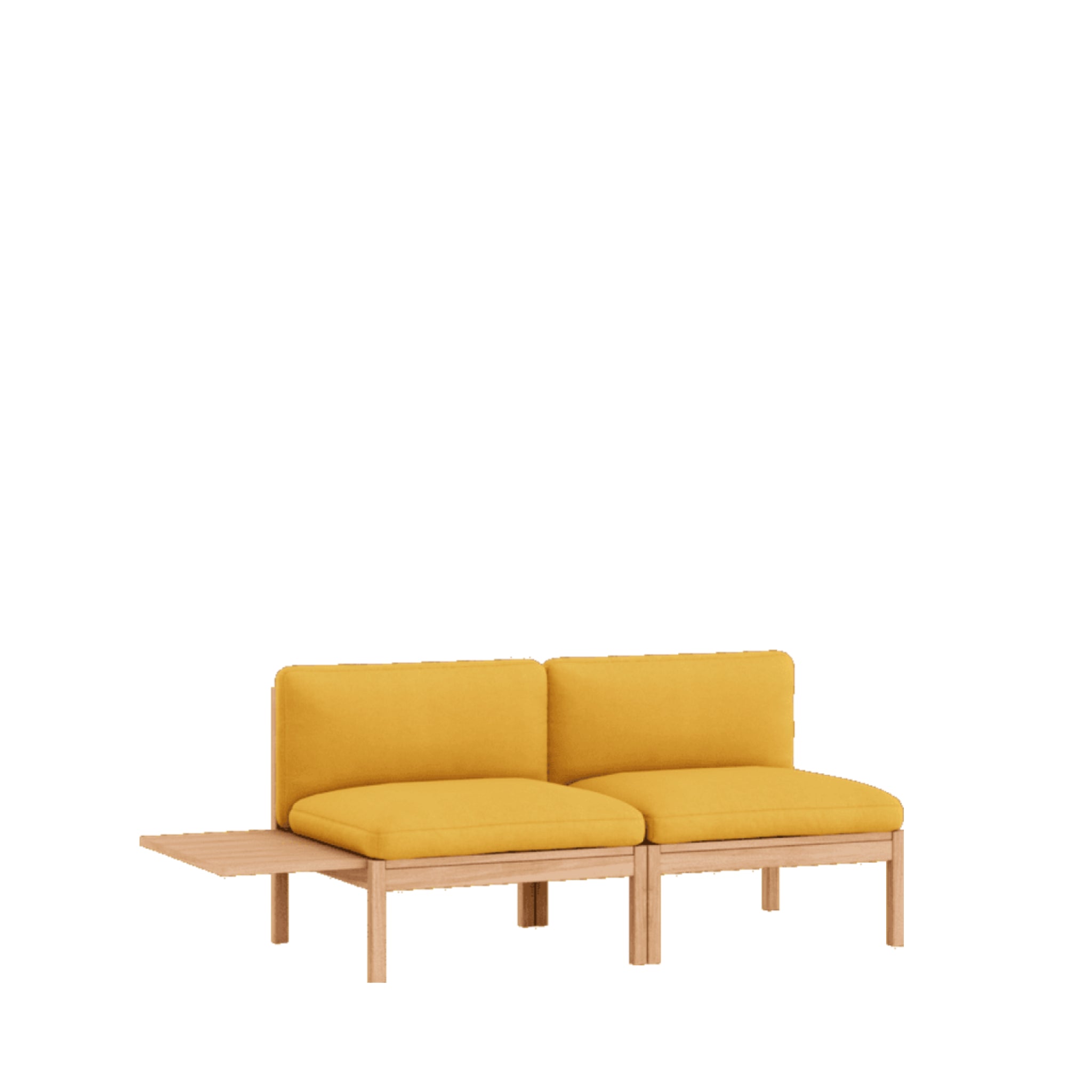 Moebe Modular Sofa Set, 2 Seater Sofa With 1 Side Table, Field 463 (fsc Mix Credit)