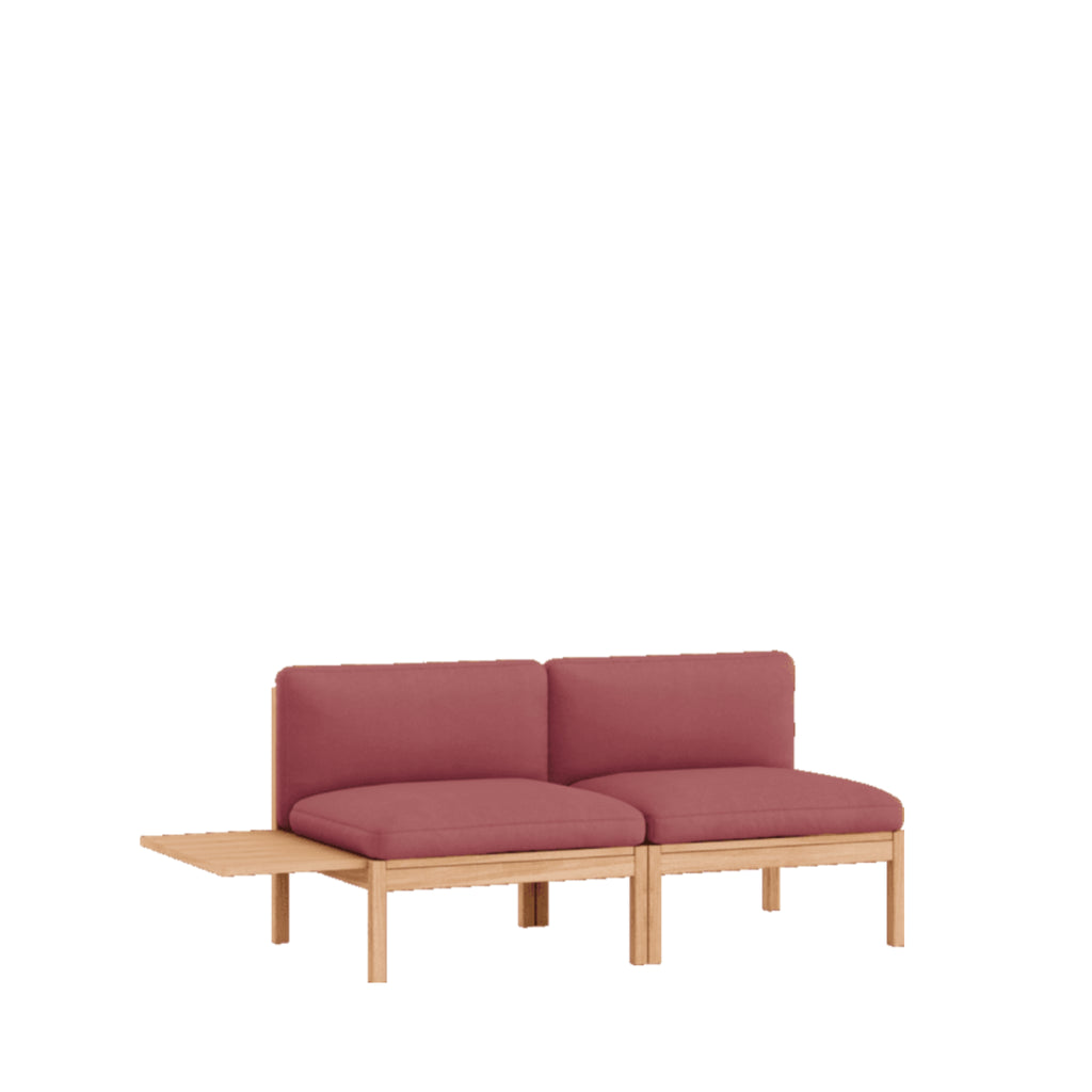 Moebe Modular Sofa Set, 2 Seater Sofa With 1 Side Table, Field 643 (fsc Mix Credit)