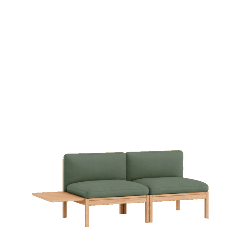 Moebe Modular Sofa Set, 2 Seater Sofa With 1 Side Table, Field 943 (fsc Mix Credit)