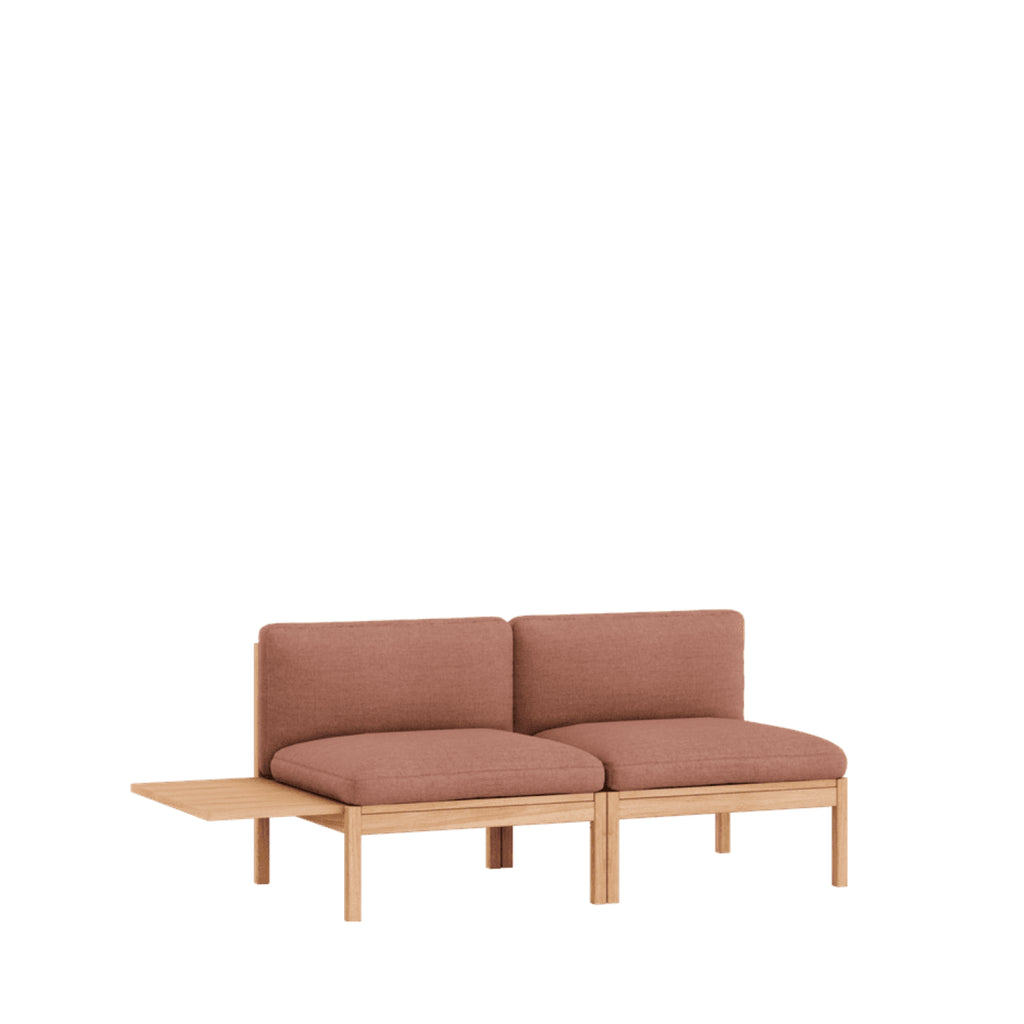 Moebe Modular Sofa Set, 2 Seater Sofa With 1 Side Table, Re-wool 648 (fsc Mix Credit)