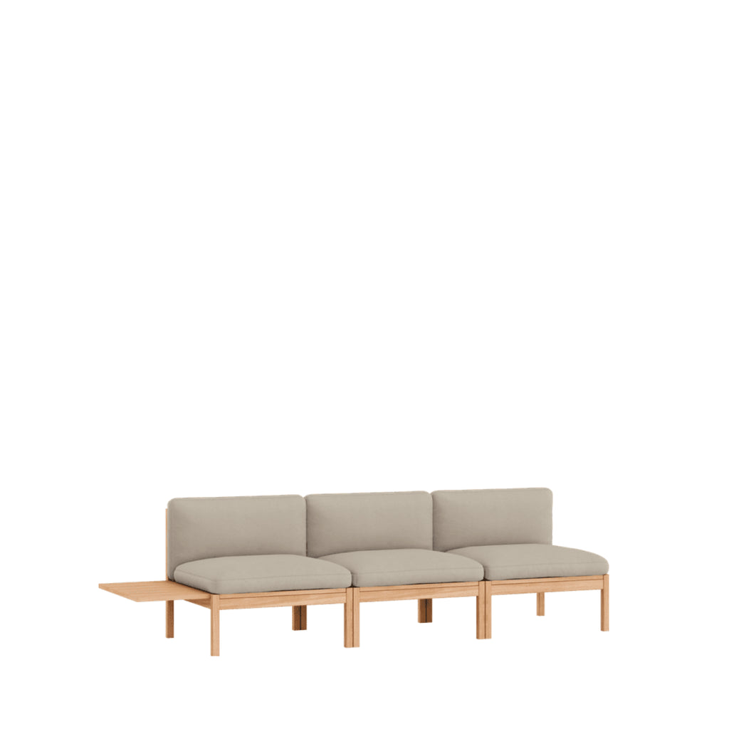 Moebe Modular Sofa Set, 3 Seater Sofa With 1 Side Table, Field 233 (fsc Mix Credit)