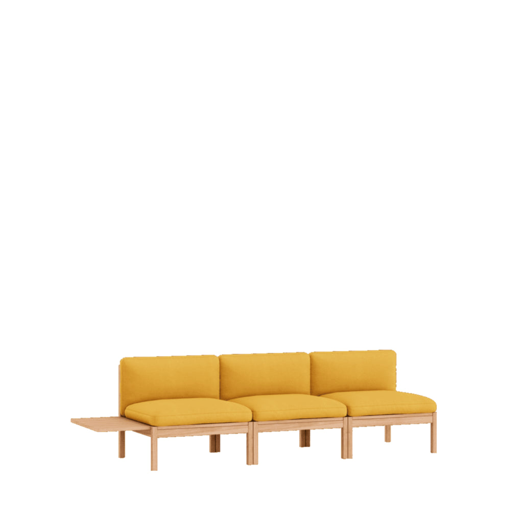 Moebe Modular Sofa Set, 3 Seater Sofa With 1 Side Table, Field 463 (fsc Mix Credit)