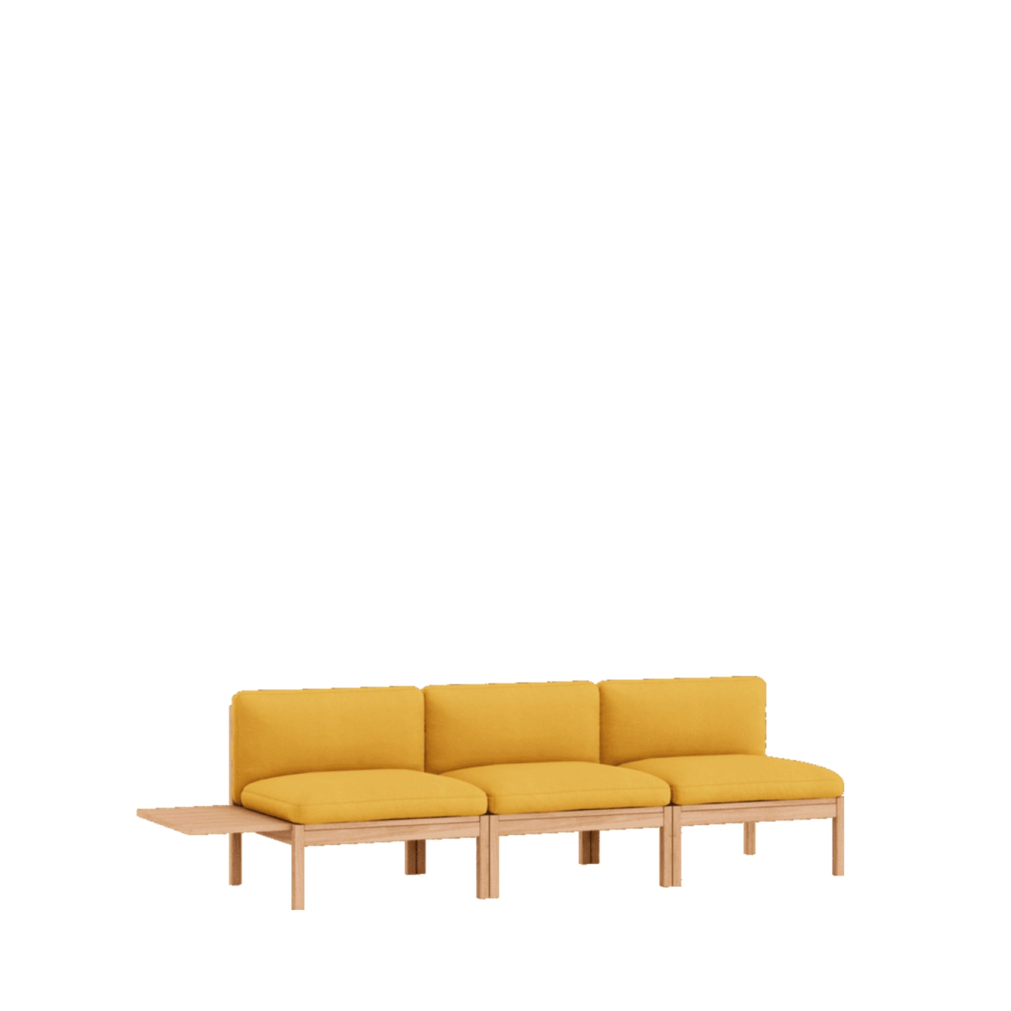 Moebe Modular Sofa Set, 3 Seater Sofa With 1 Side Table, Field 463 (fsc Mix Credit)