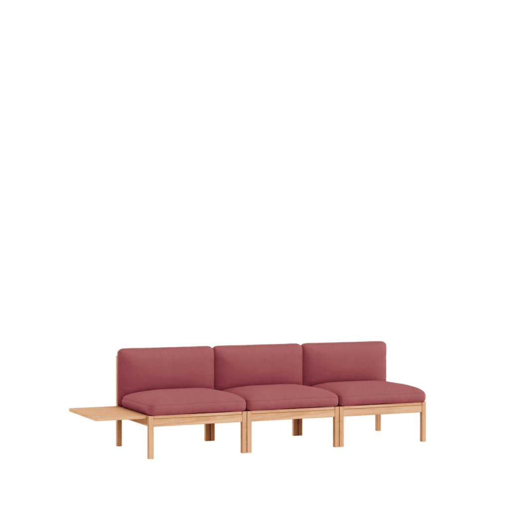 Moebe Modular Sofa Set, 3 Seater Sofa With 1 Side Table, Field 643 (fsc Mix Credit)