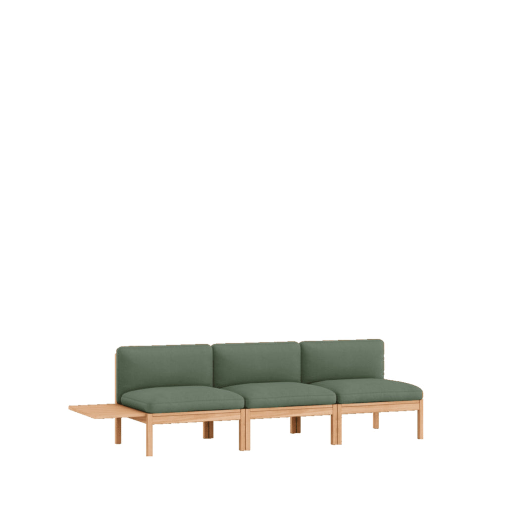 Moebe Modular Sofa Set, 3 Seater Sofa With 1 Side Table, Field 943 (fsc Mix Credit)