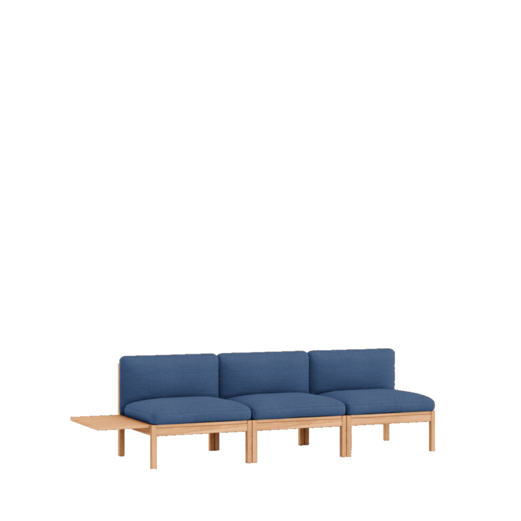 Moebe Modular Sofa Set, 3 Seater Sofa With 1 Side Table, Re-wool 767 (fsc Mix Credit)