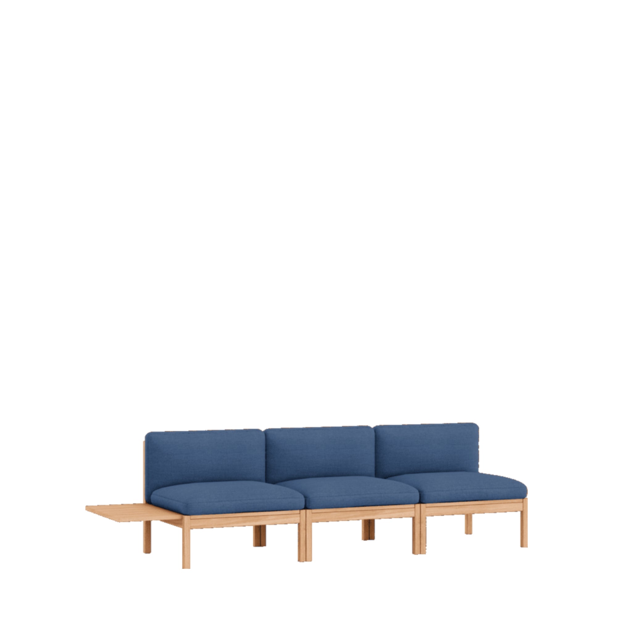 Moebe Modular Sofa Set, 3 Seater Sofa With 1 Side Table, Re-wool 767 (fsc Mix Credit)