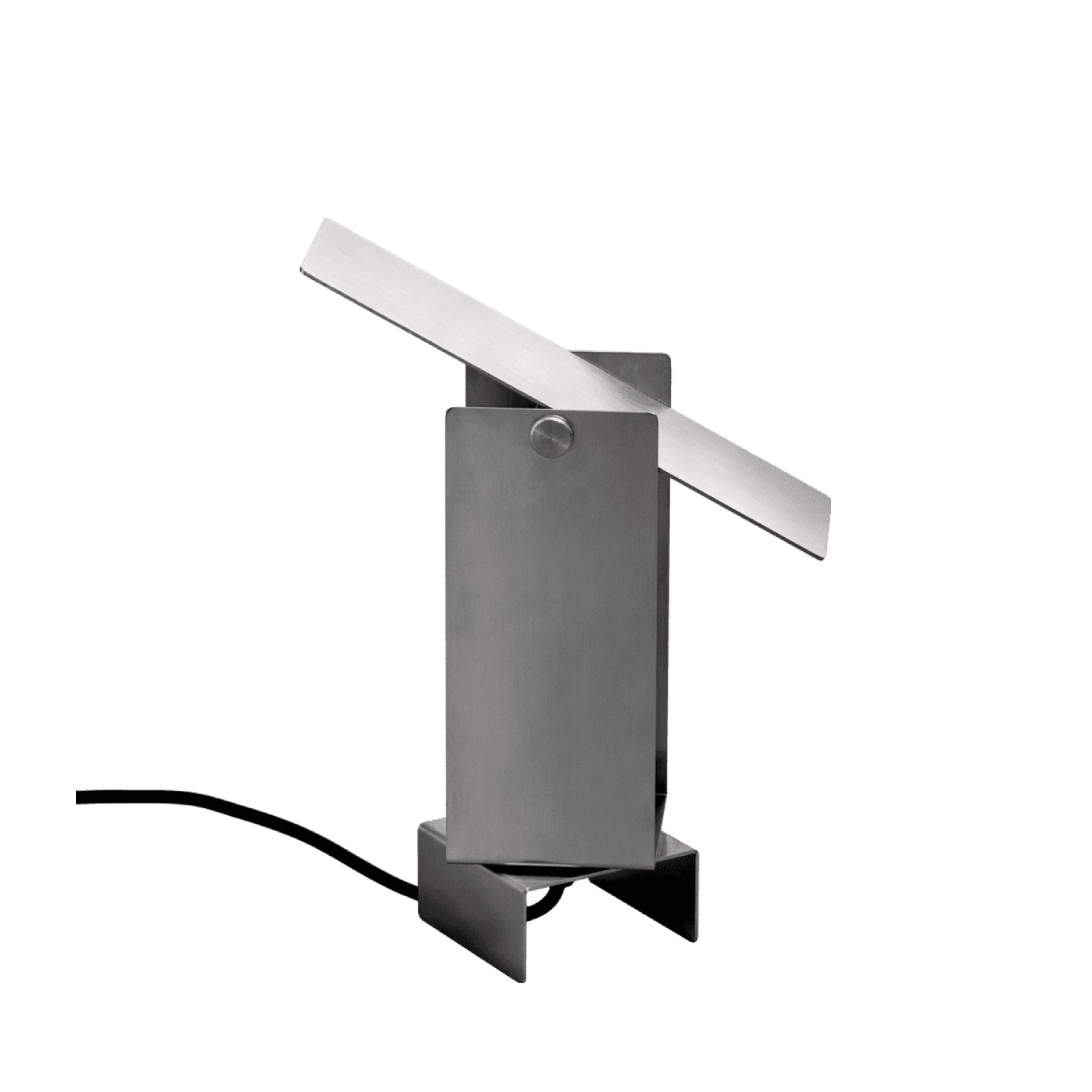 Illuminate Your Space with MOEBE's Stainless Steel Pivoting Table Lamp