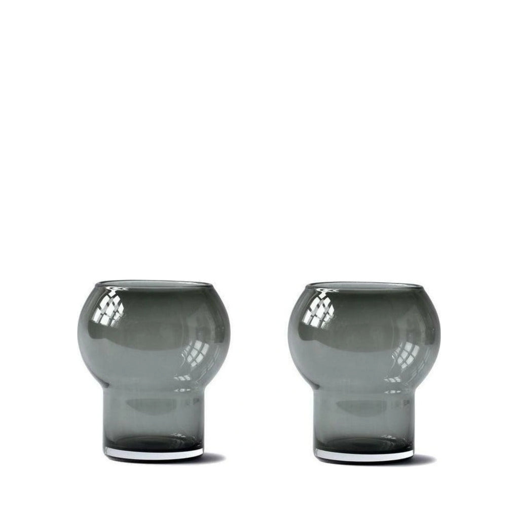 Ro Collection No. 48 Drinking Glasses 2.5 Dl Set Of 2, Smoked Grey