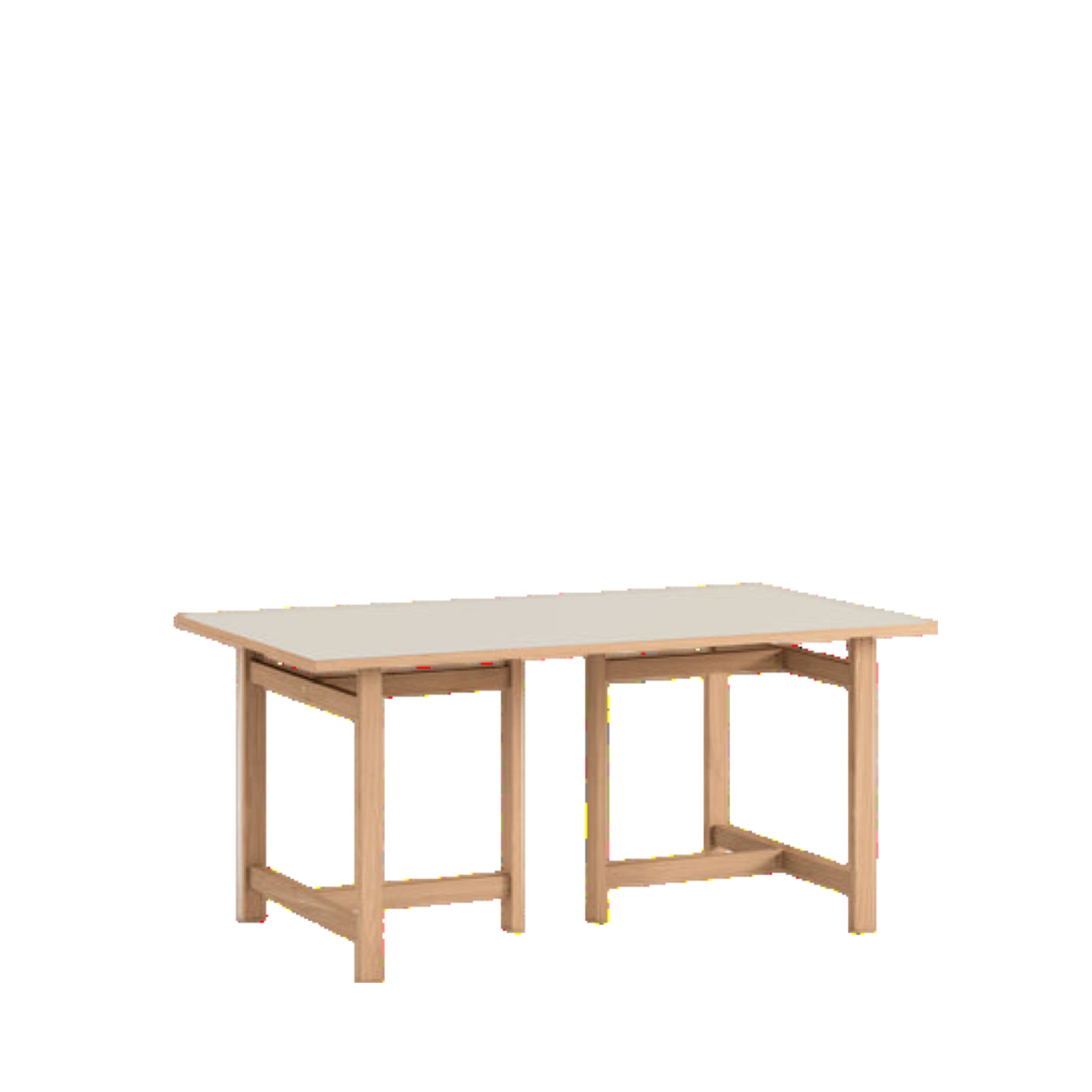 Moebe Rectangular Dining Table, 160x90, Warm Beige (fsc Mix Credit)