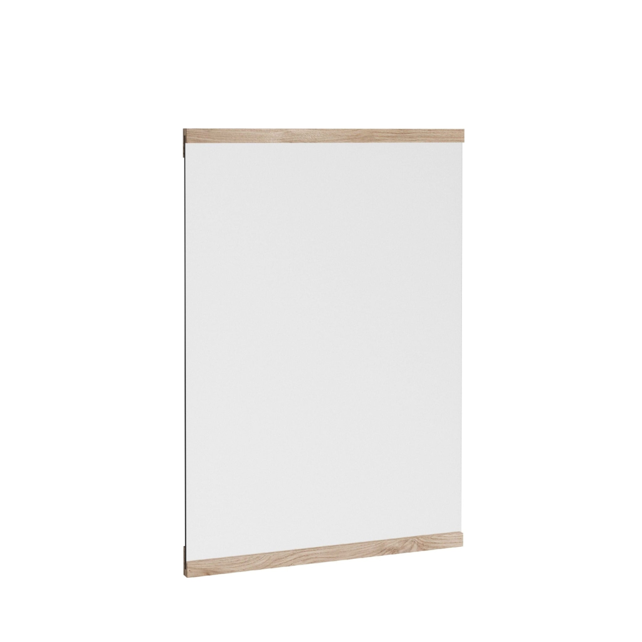Moebe Rectangular Oak Wall Mirror 43.3x30 cm - Minimalist Nordic Design