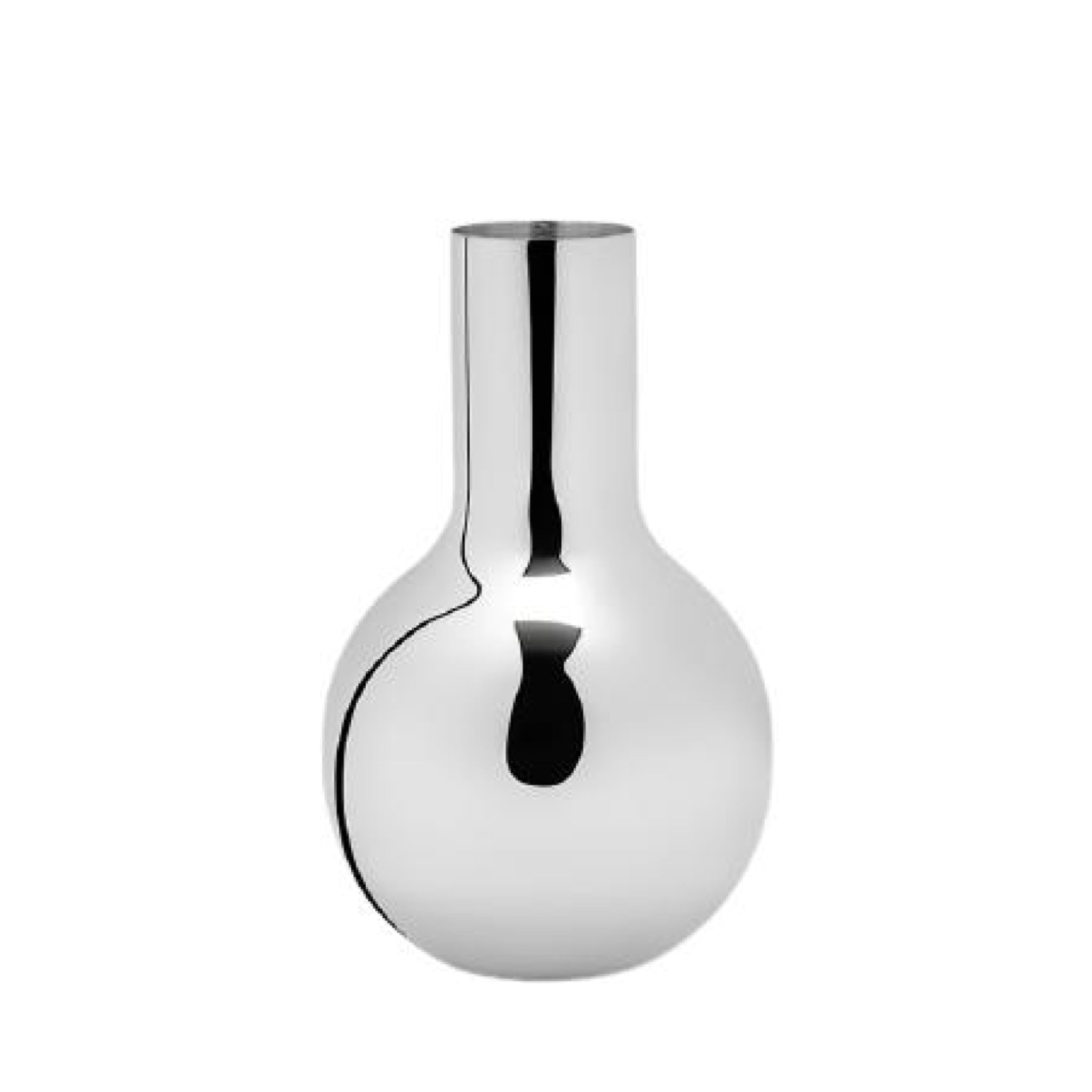 Skultuna Boule Vase Small, Silver