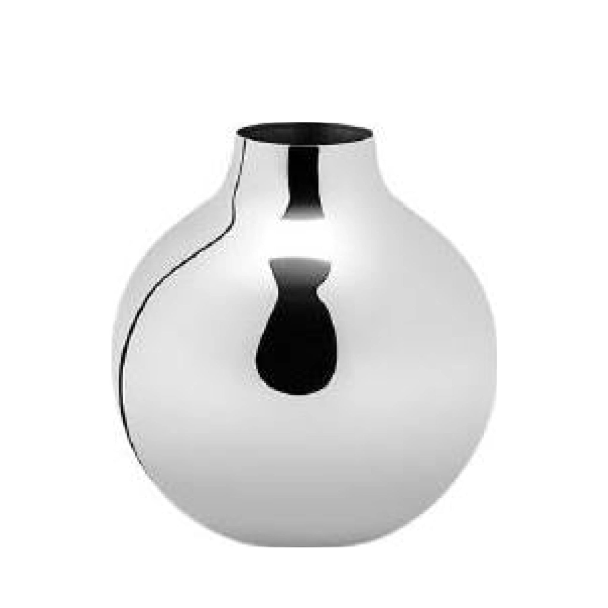 Skultuna Boule Vase Mini, Silver