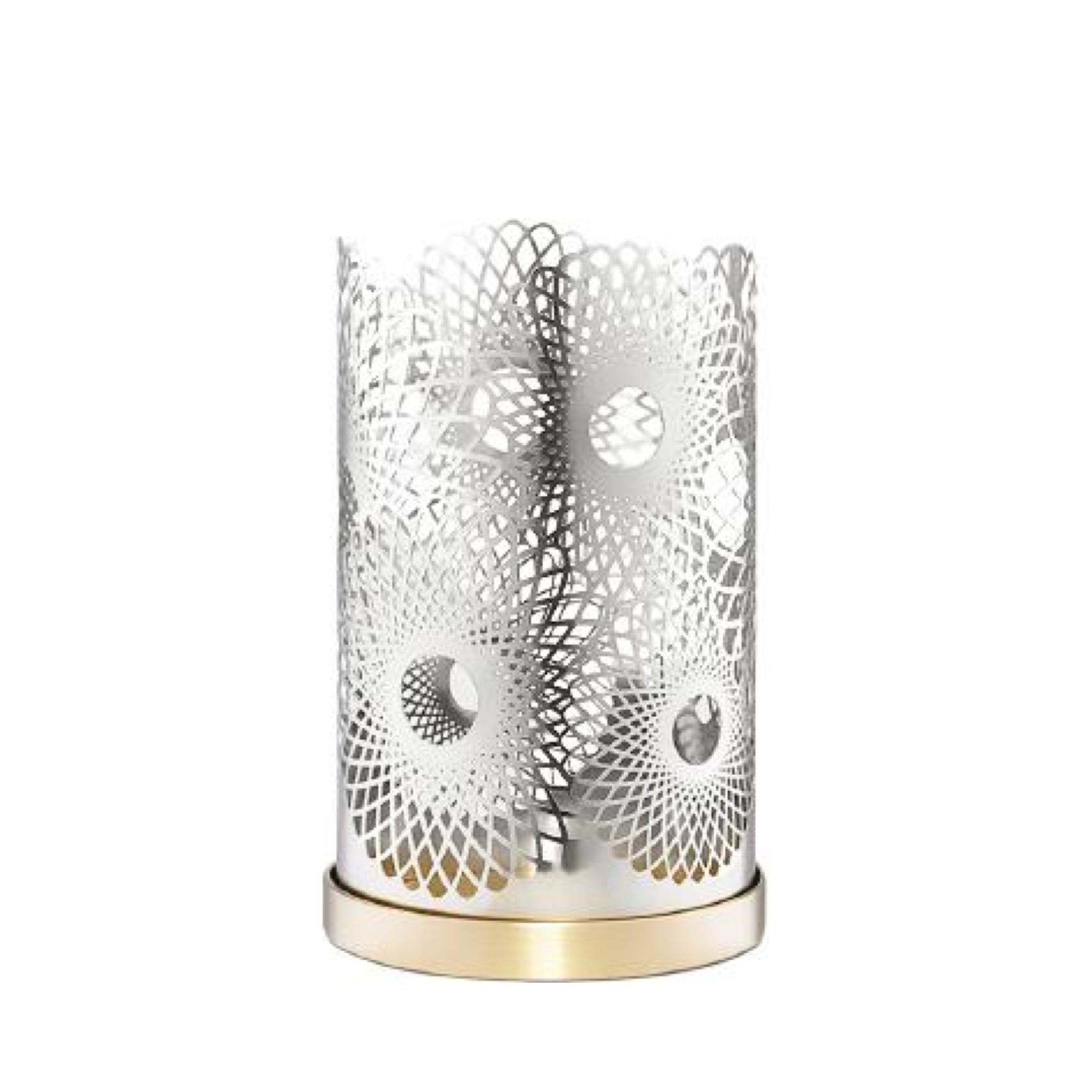 Skultuna Feather Tealight Holder, Silver