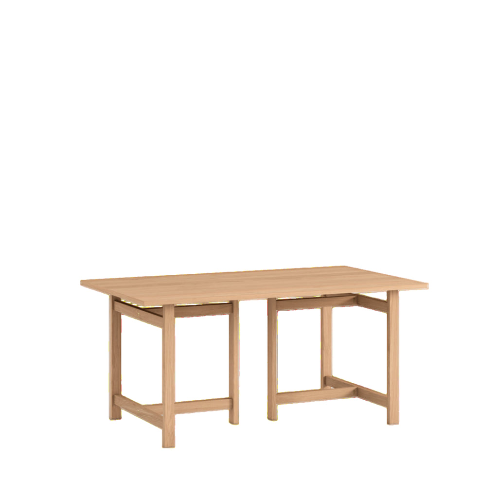 Moebe T-Frame 220 cm Oak Dining Table - Simple, FSC Certified Design