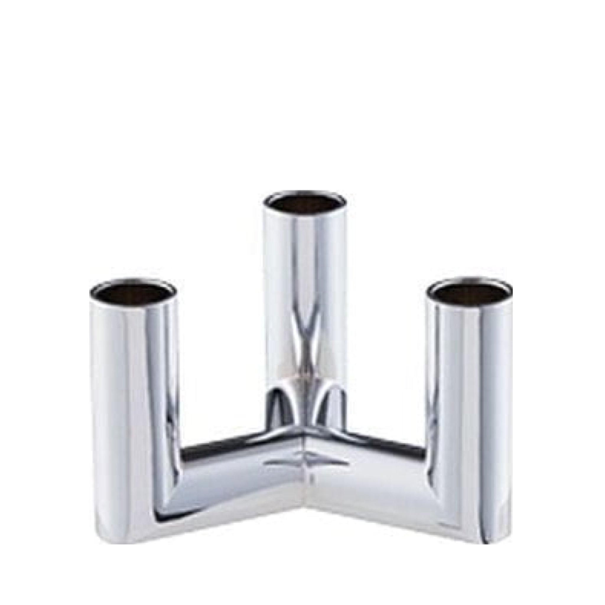 Uyuni Lighting Matrix Candle Holder 3'arm Mini Taper ø 7,5 Cm, Chrome