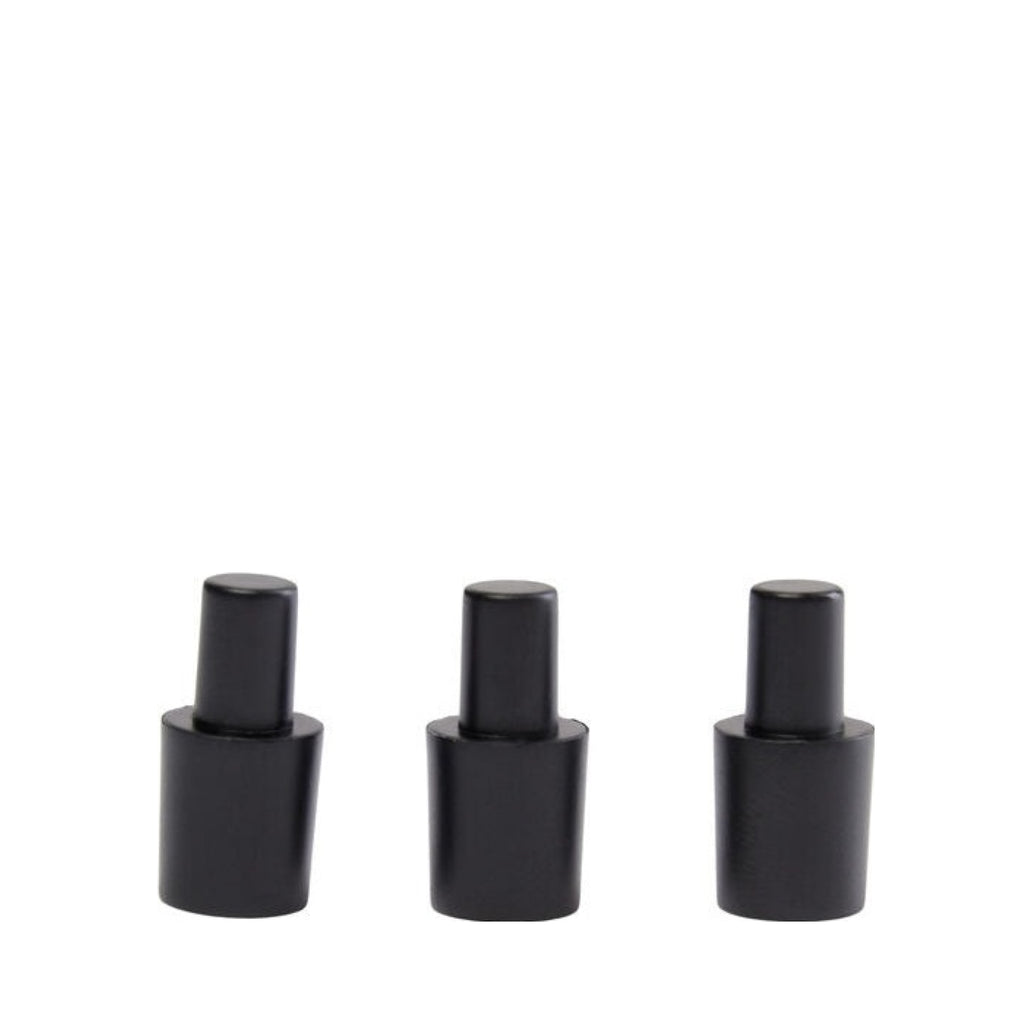 Uyuni Lighting Matrix Candle Holder Mini Taper Connector 3 Pcs., Matt Black