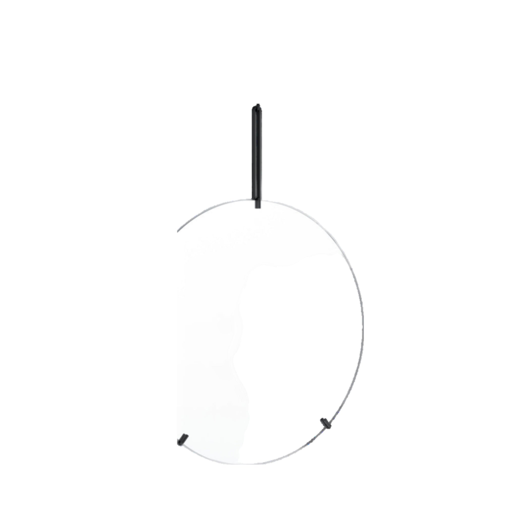 Sleek Moebe Wall Mirror Ø70 cm in Black - Minimalist Design & Style