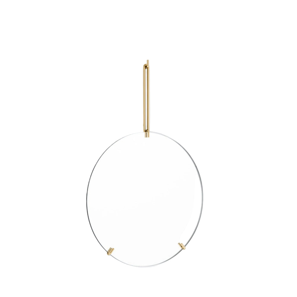 Elegant Moebe Wall Mirror Ø30 cm in Brass - Minimalist Design Decor