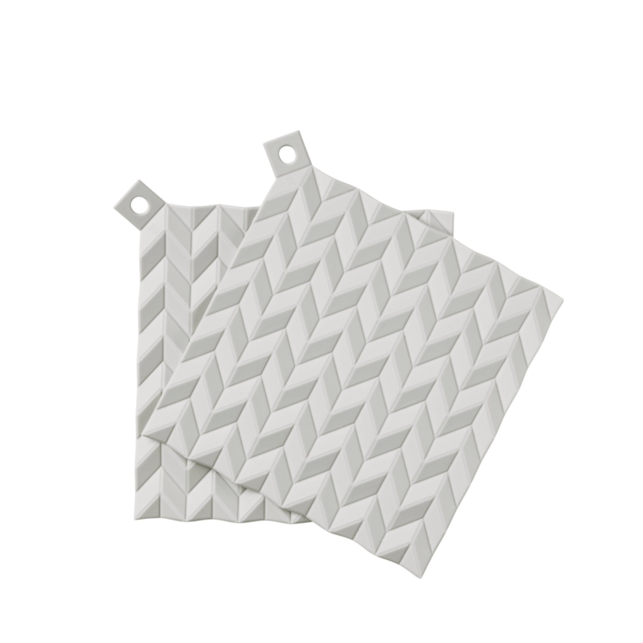 Rig Tig Hold On Potholders, Light Grey