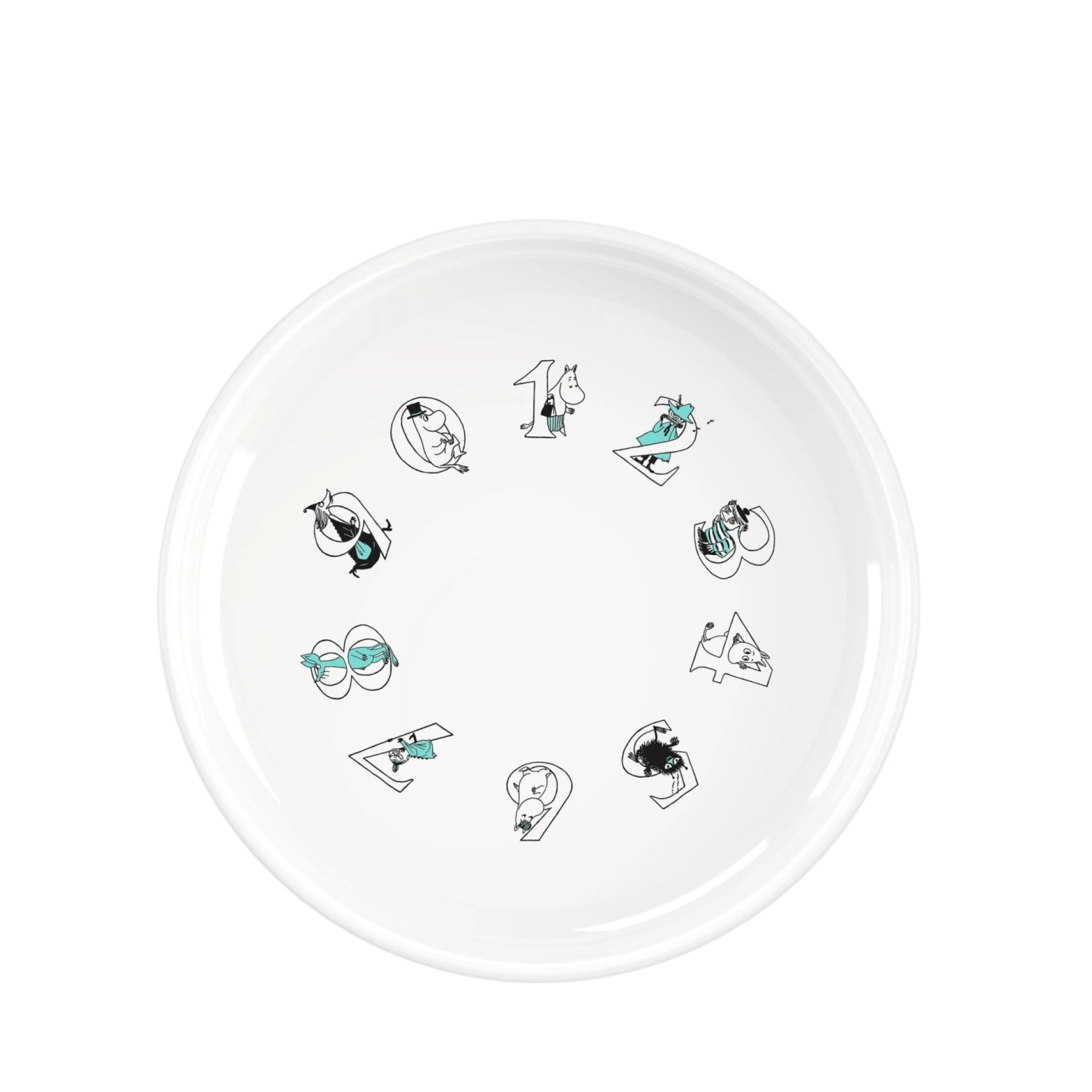 Rig Tig Moomin Abc Bowl, Moomin Turquoise