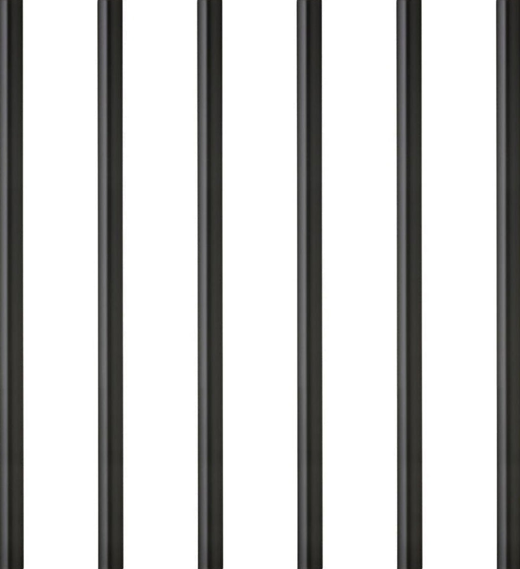 Lyngby Glas straw 6 pcs. black, 6 pcs.