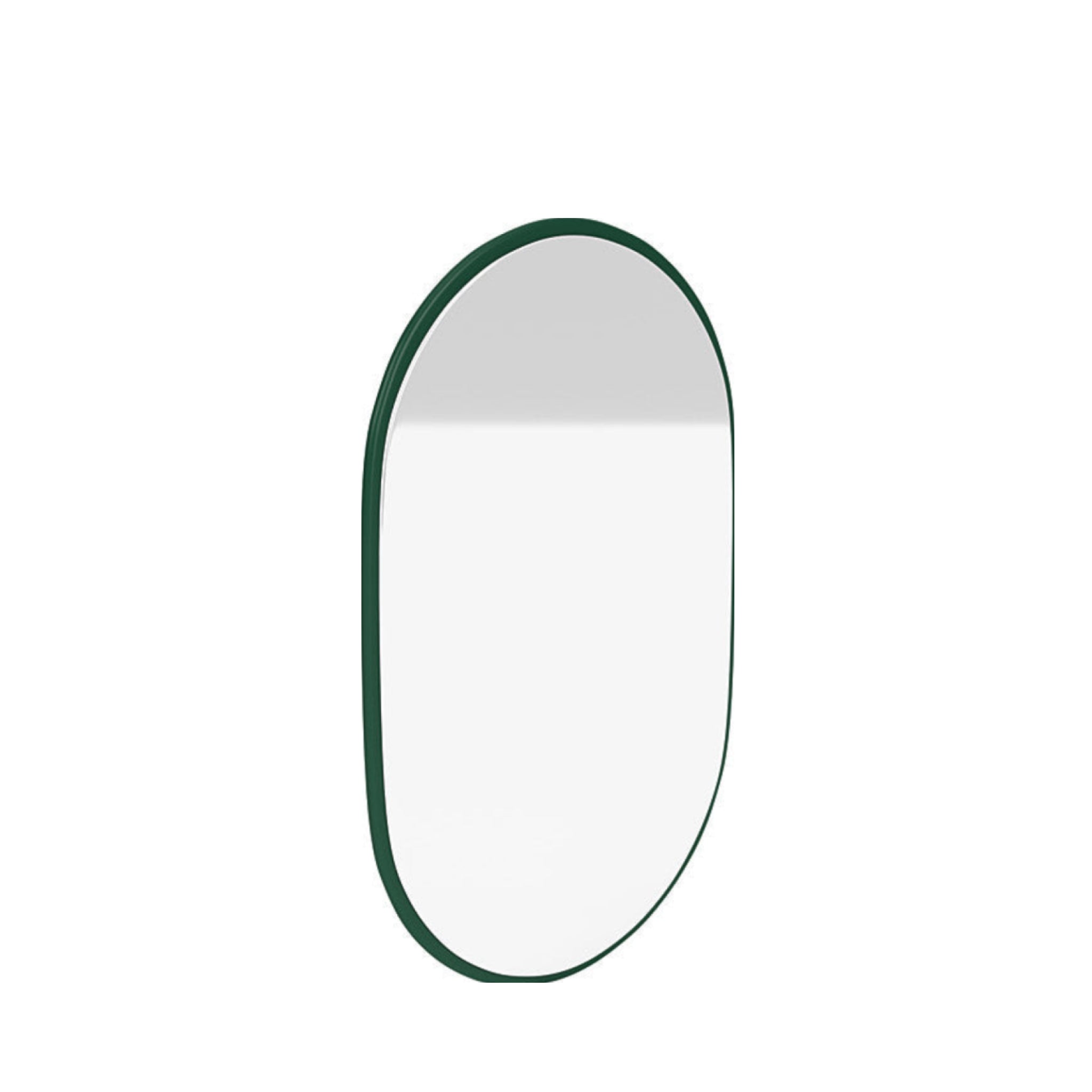 Montana Look Oval Mirror, Pine Green