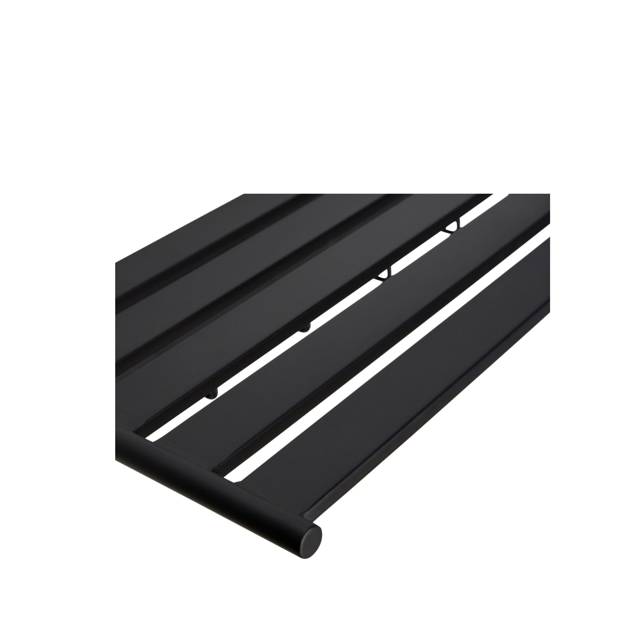 Hübsch Fusion Black Coat Rack & Hat Shelf - Stylish Space-Saving Solution