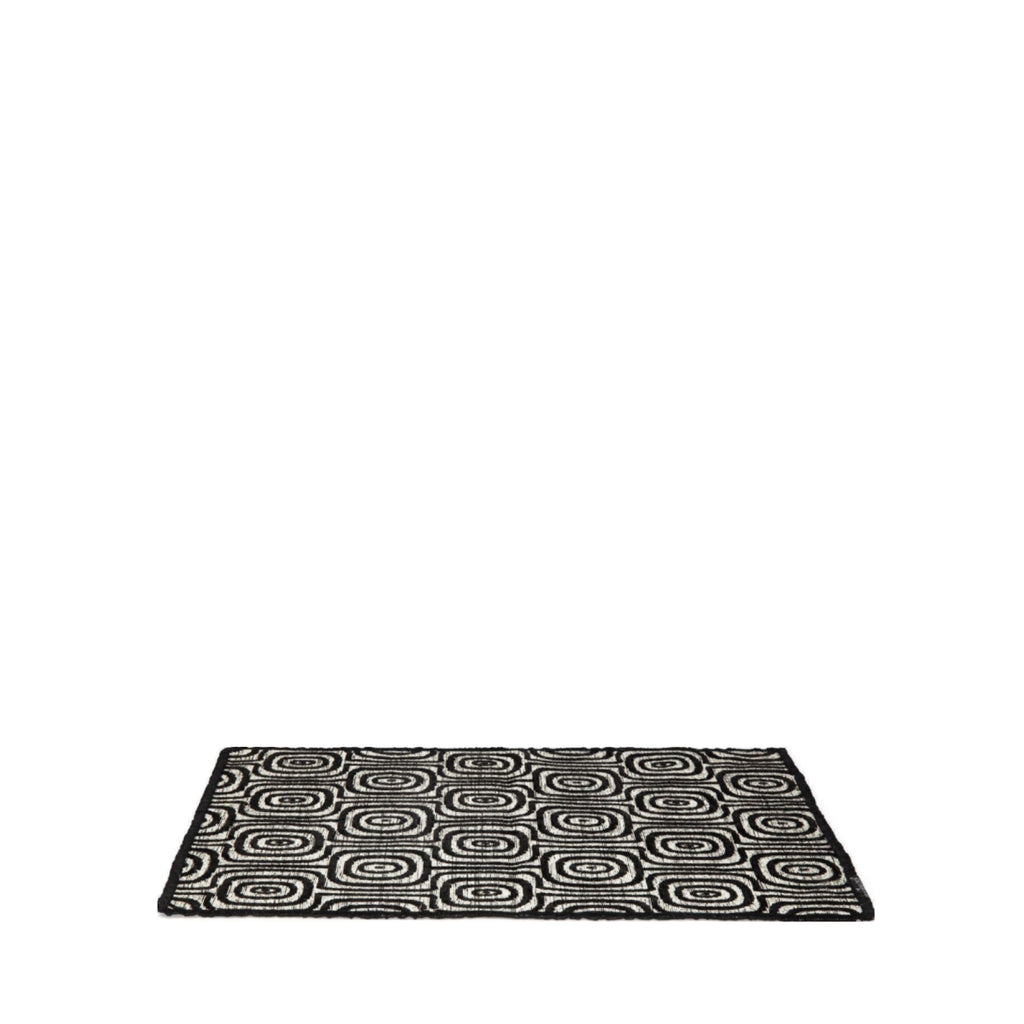 Dutchdeluxes placemat Set of 4 Black & White, Monkey Eyes