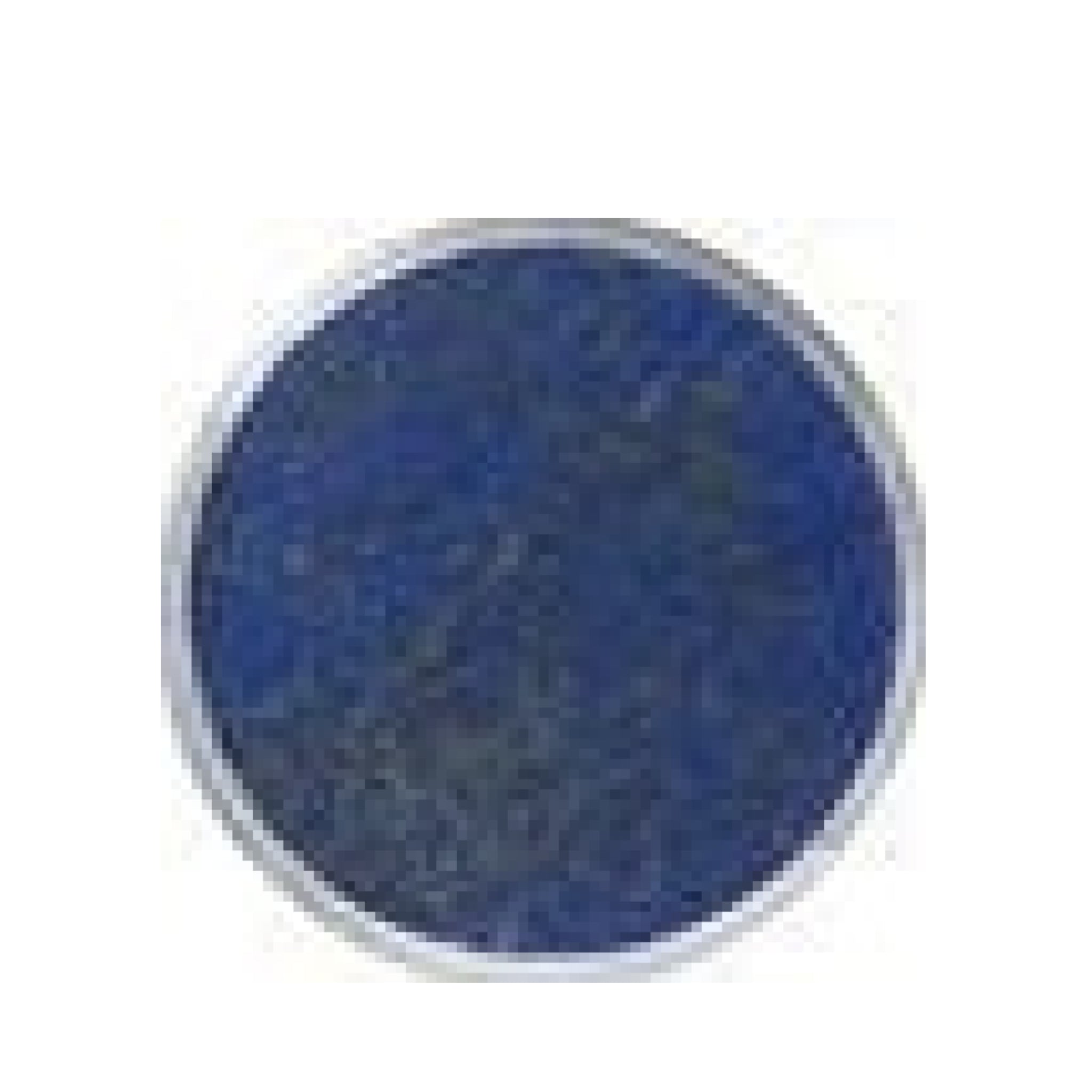 Ferm Living Hook Haken Edelstahl, Blauer Lapislazuli Ø2 cm