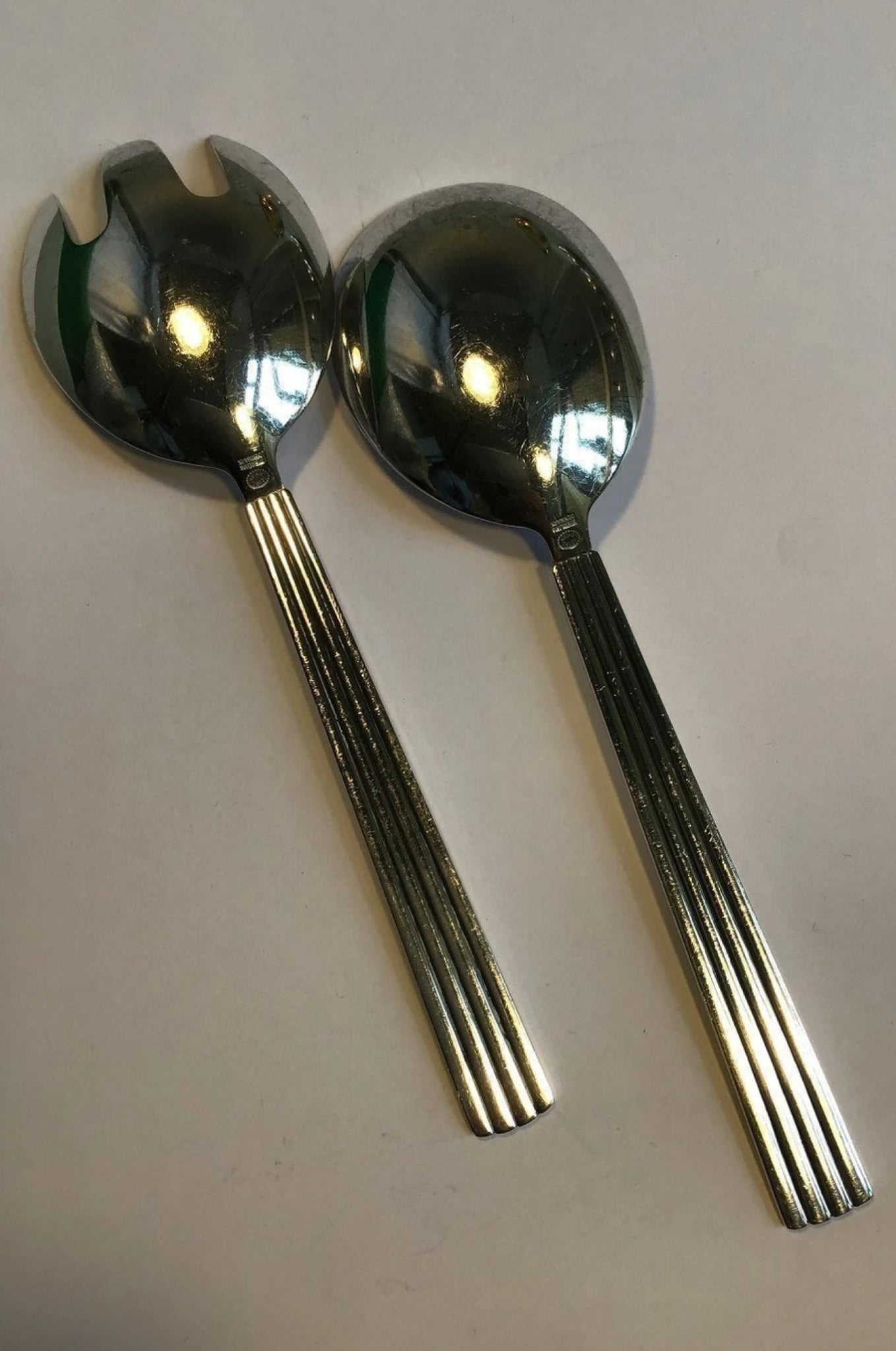 Georg Jensen Bernadotte Serving Set Ss 2 Pcs